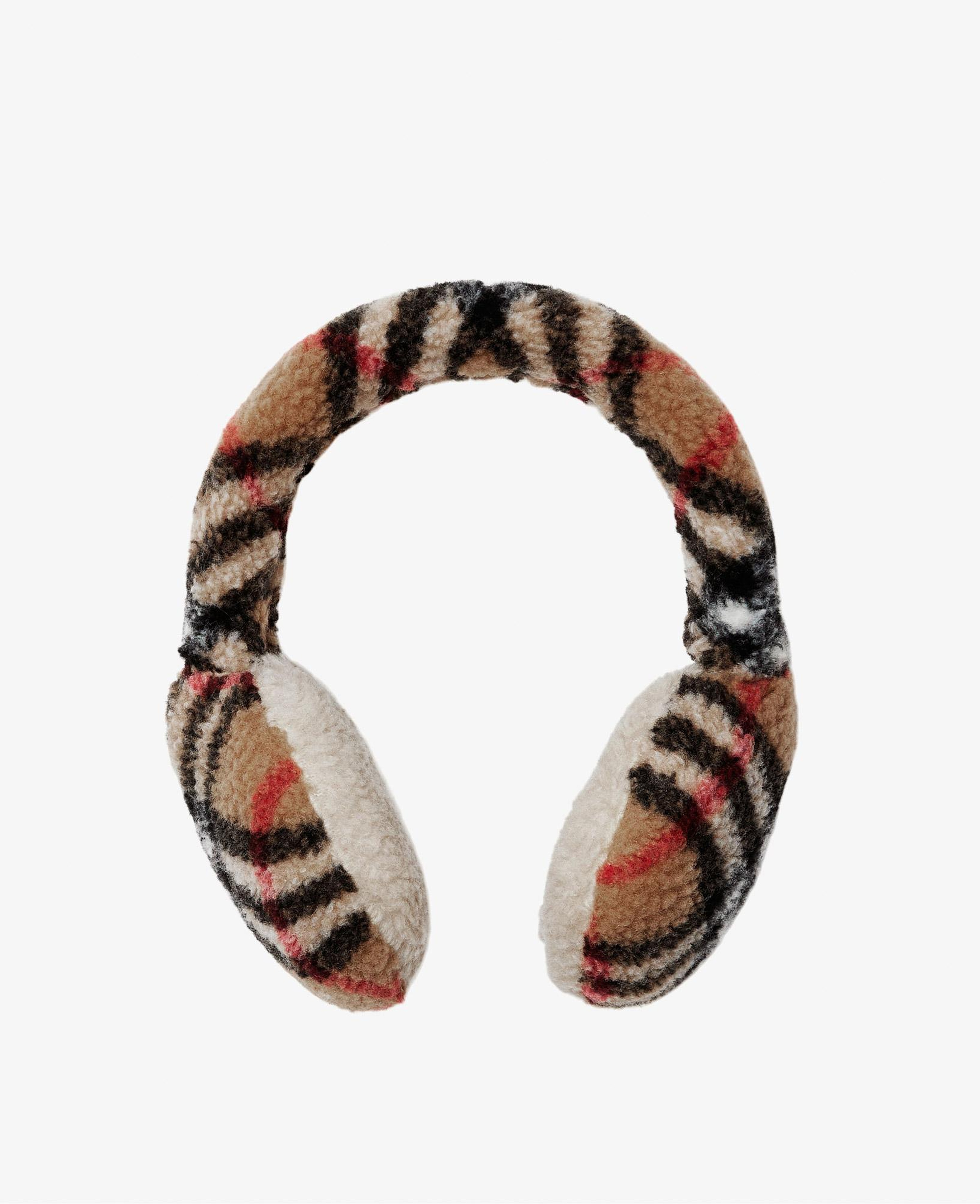 Burberry Fleece Çocuk Bej Kulaklık