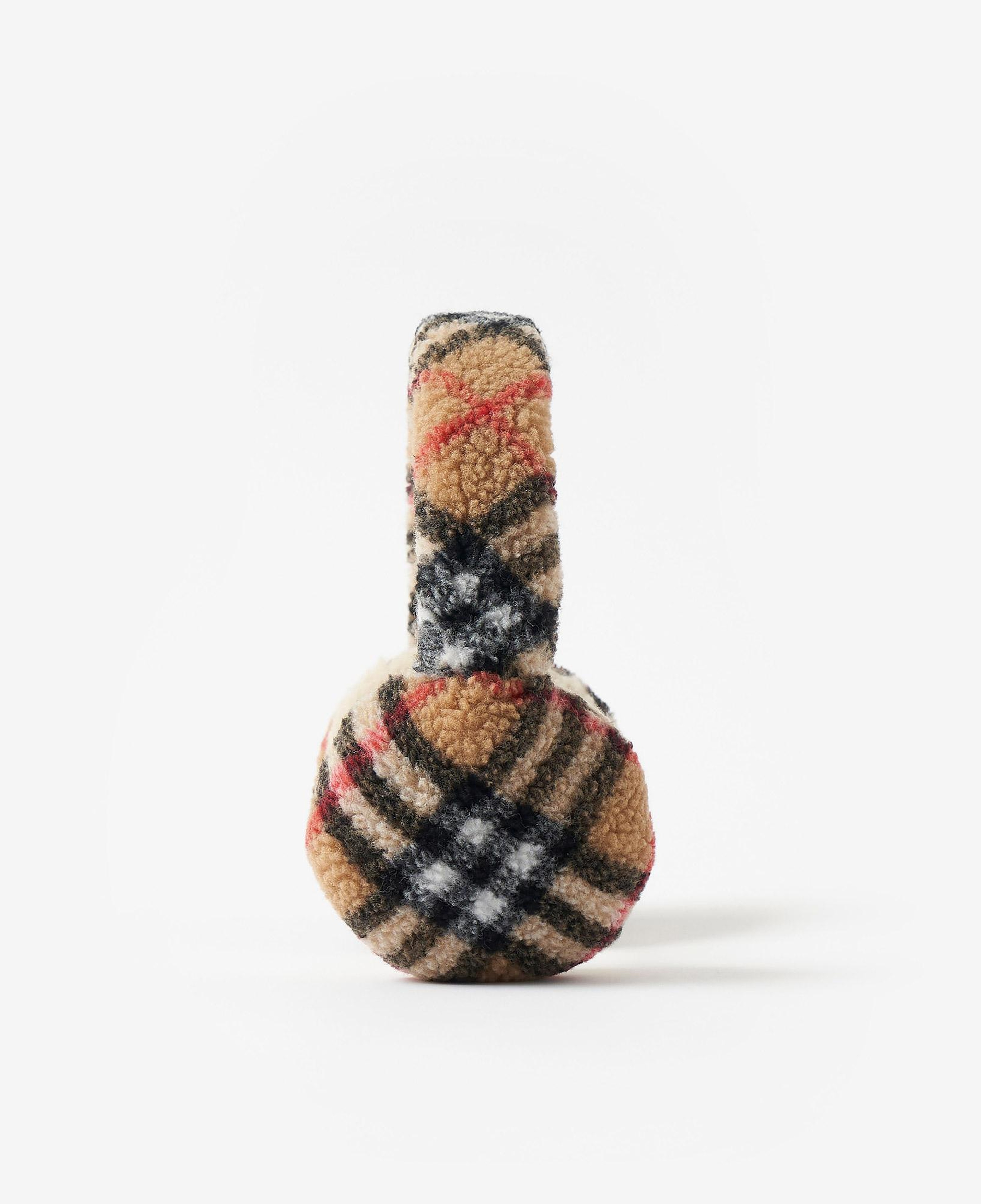 Burberry Fleece Çocuk Bej Kulaklık