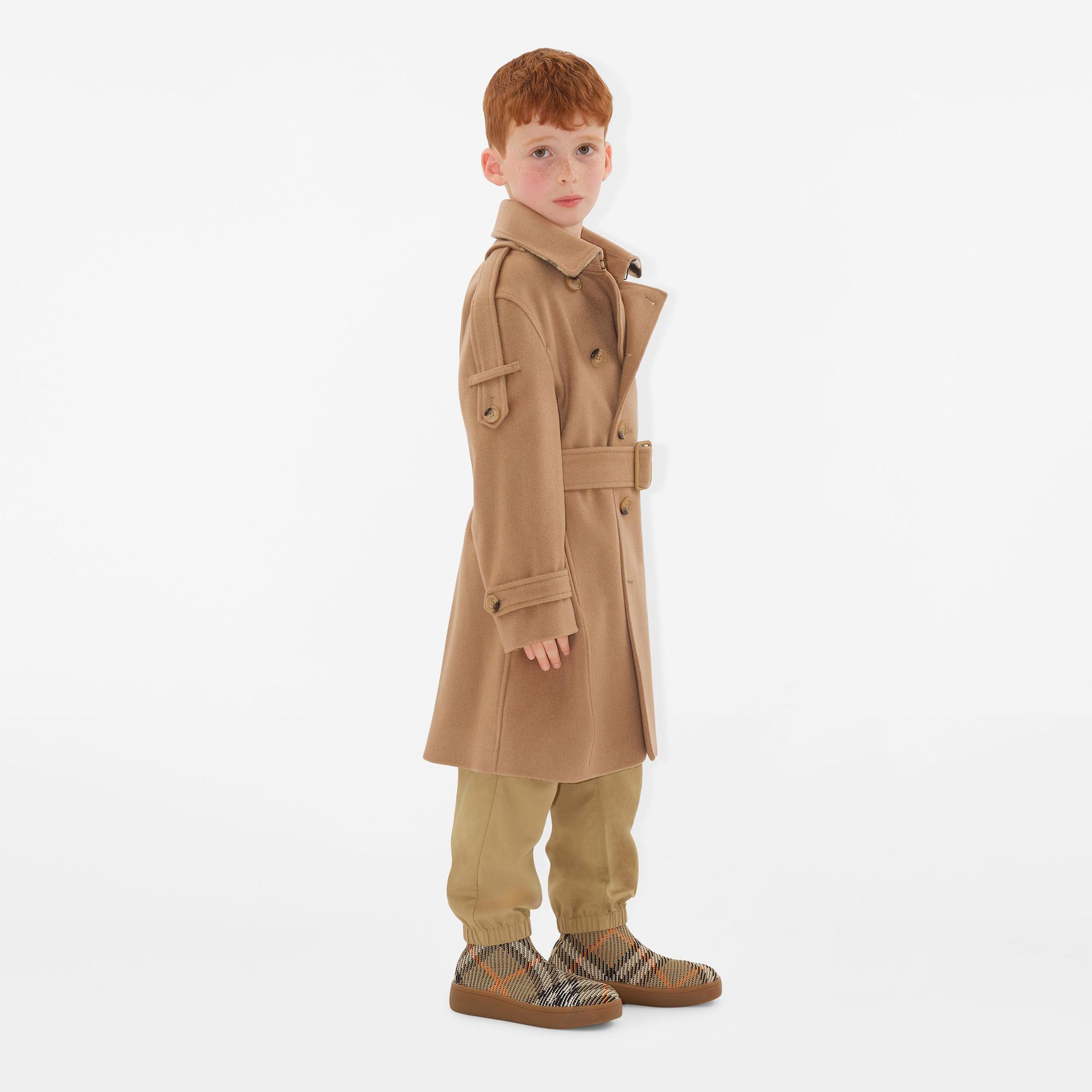 Burberry Travard Cotton Blend Çocuk Bej Pantolon