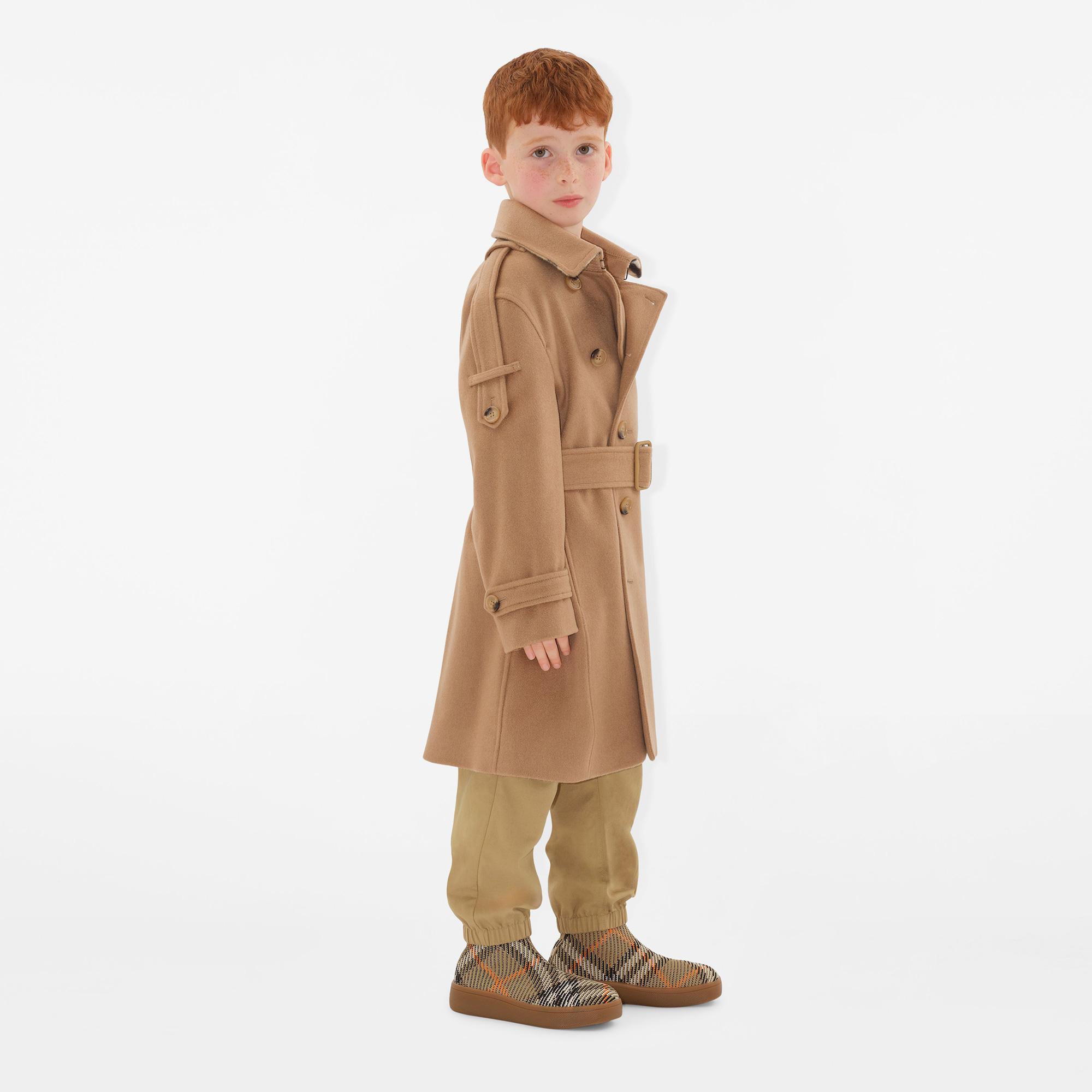 Burberry Travard Cotton Blend Çocuk Bej Pantolon