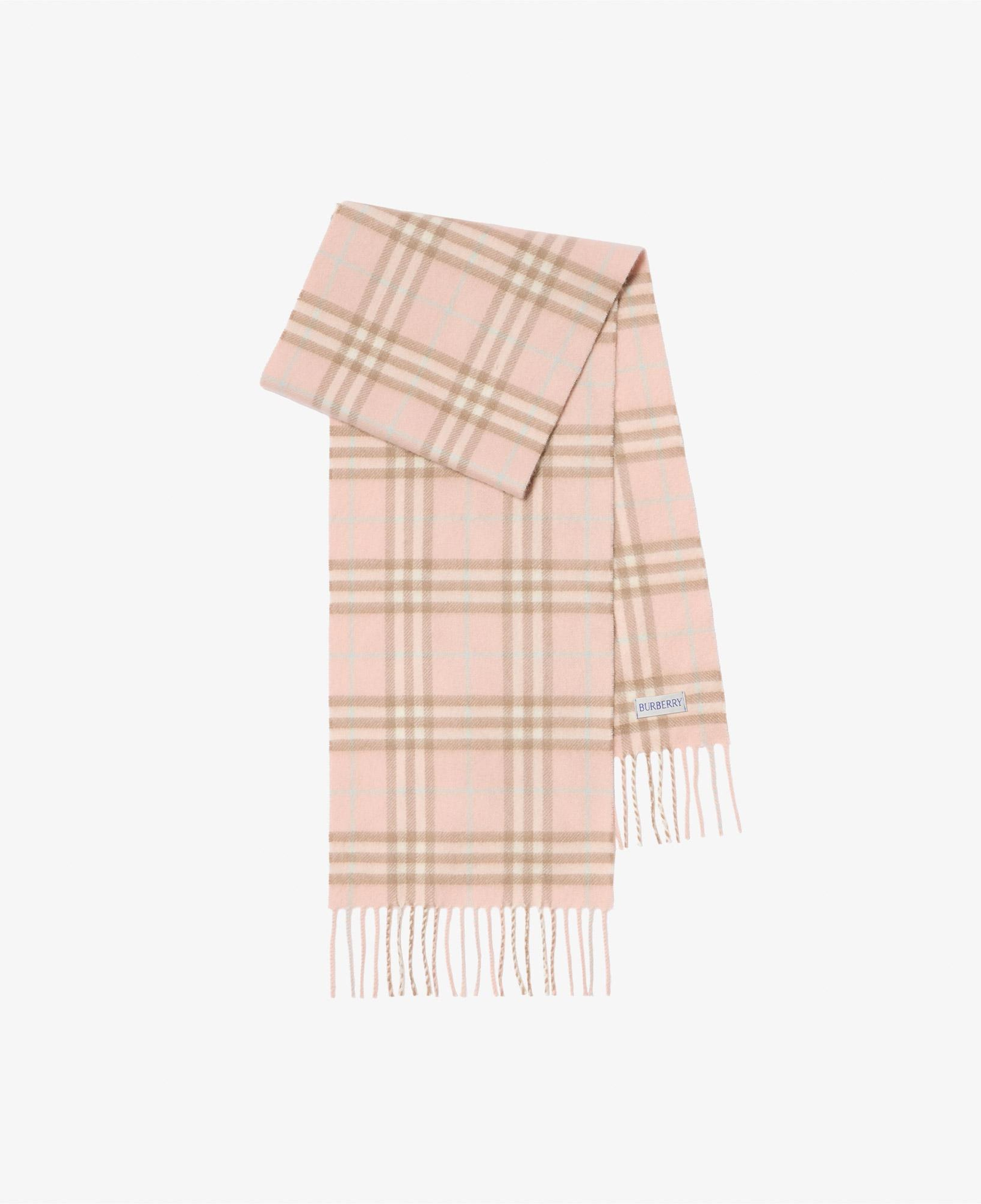 Burberry Check Cash Çocuk Pembe Atkı