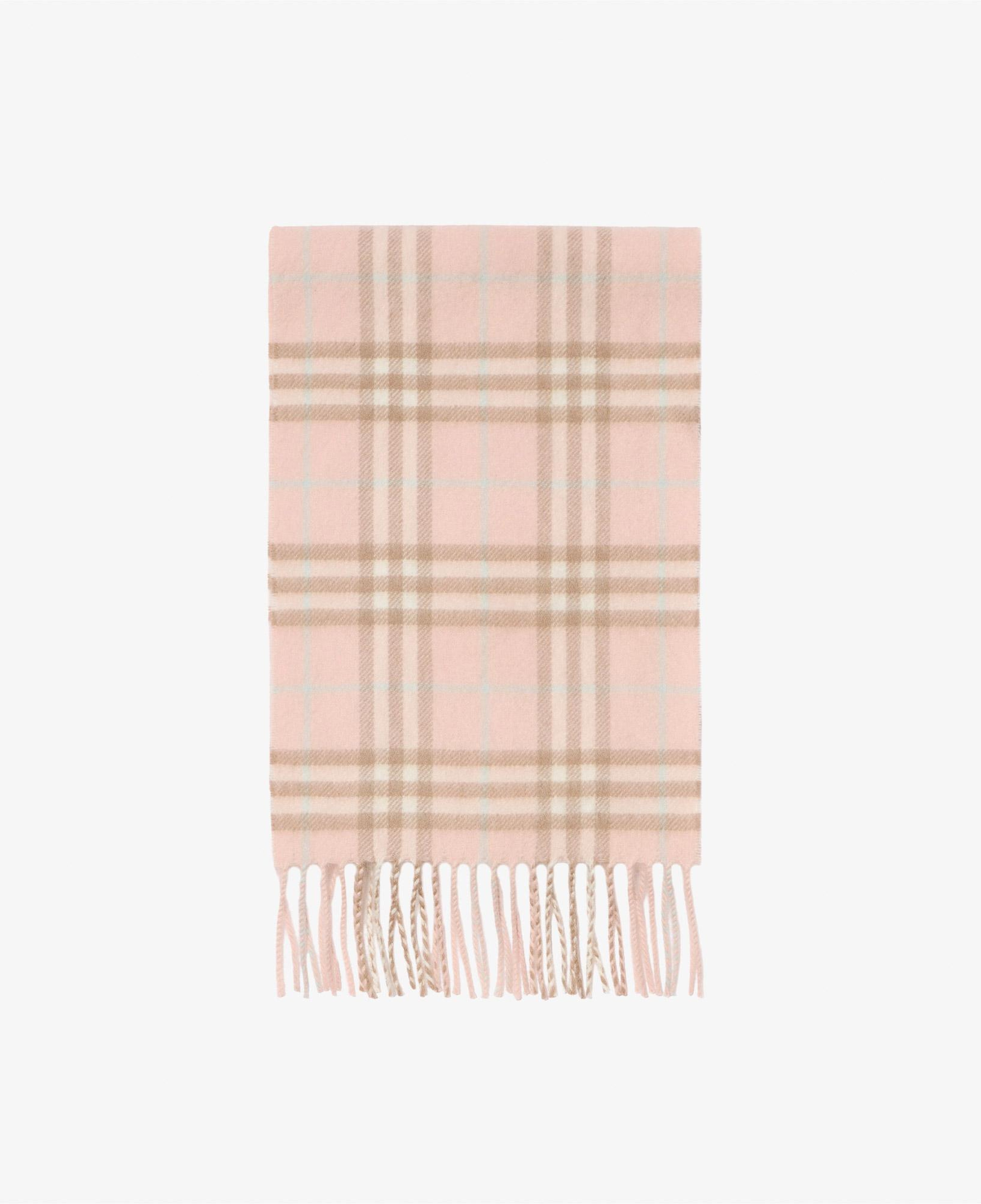 Burberry Check Cash Çocuk Pembe Atkı