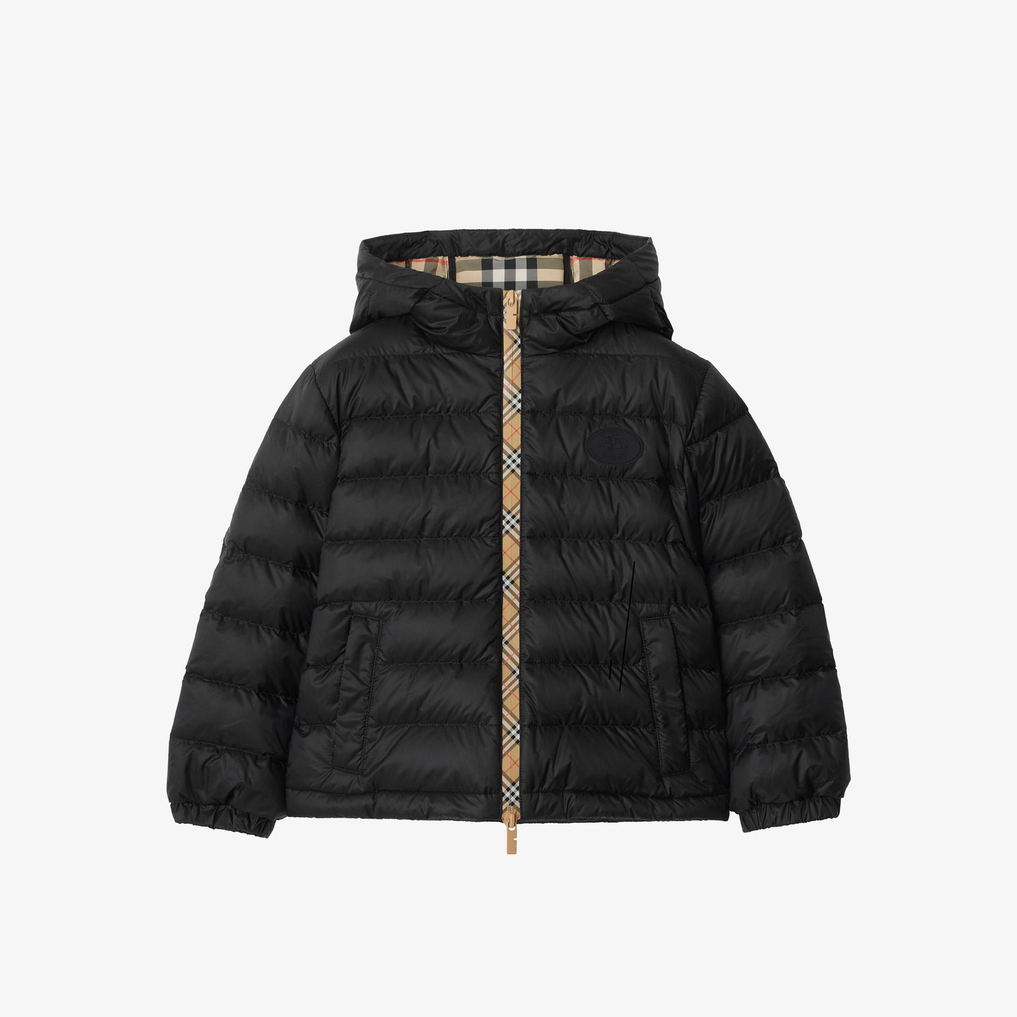 Burberry Henry Çocuk Siyah Mont