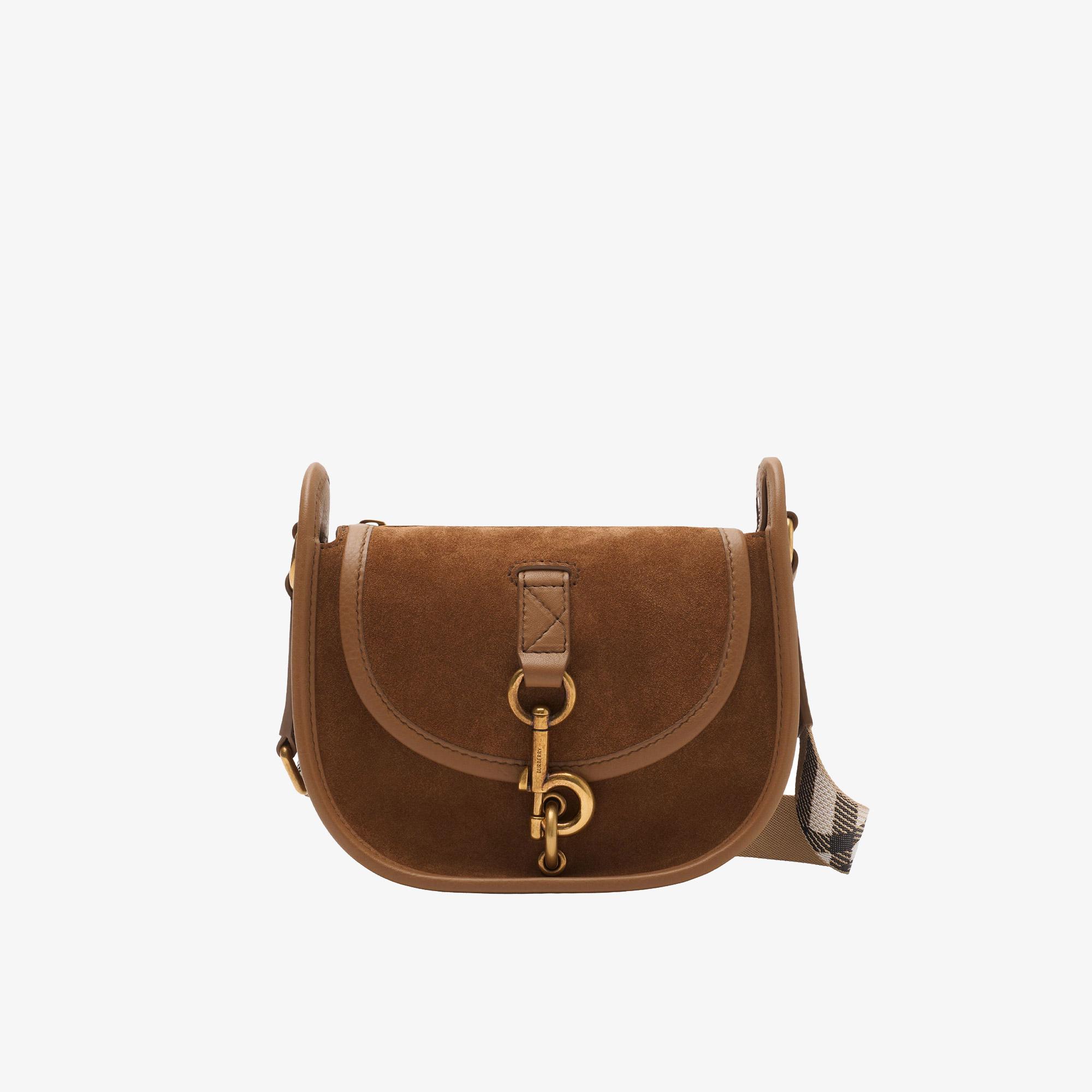 Burberry B Clıp Messenger Kadın Kahverengi Çapraz Çanta