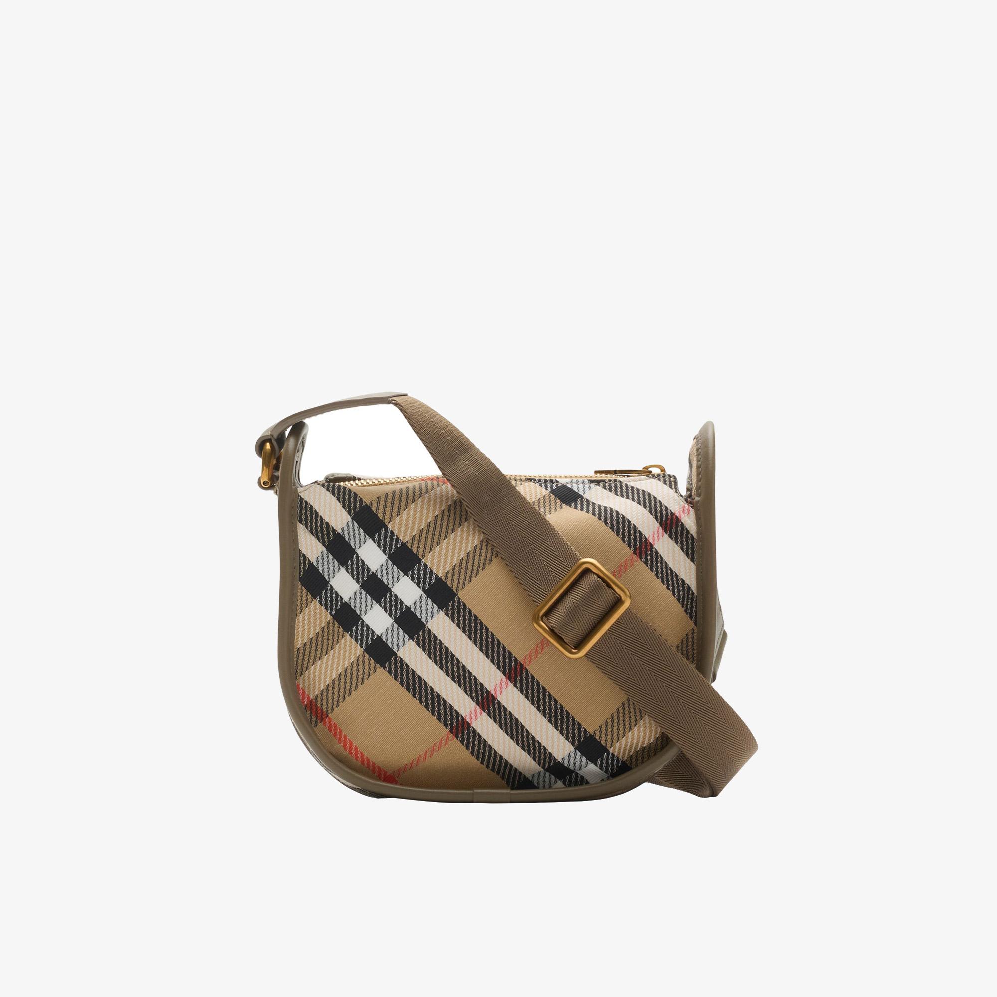 Burberry B Clıp Messenger Kadın Bej Çapraz Çanta