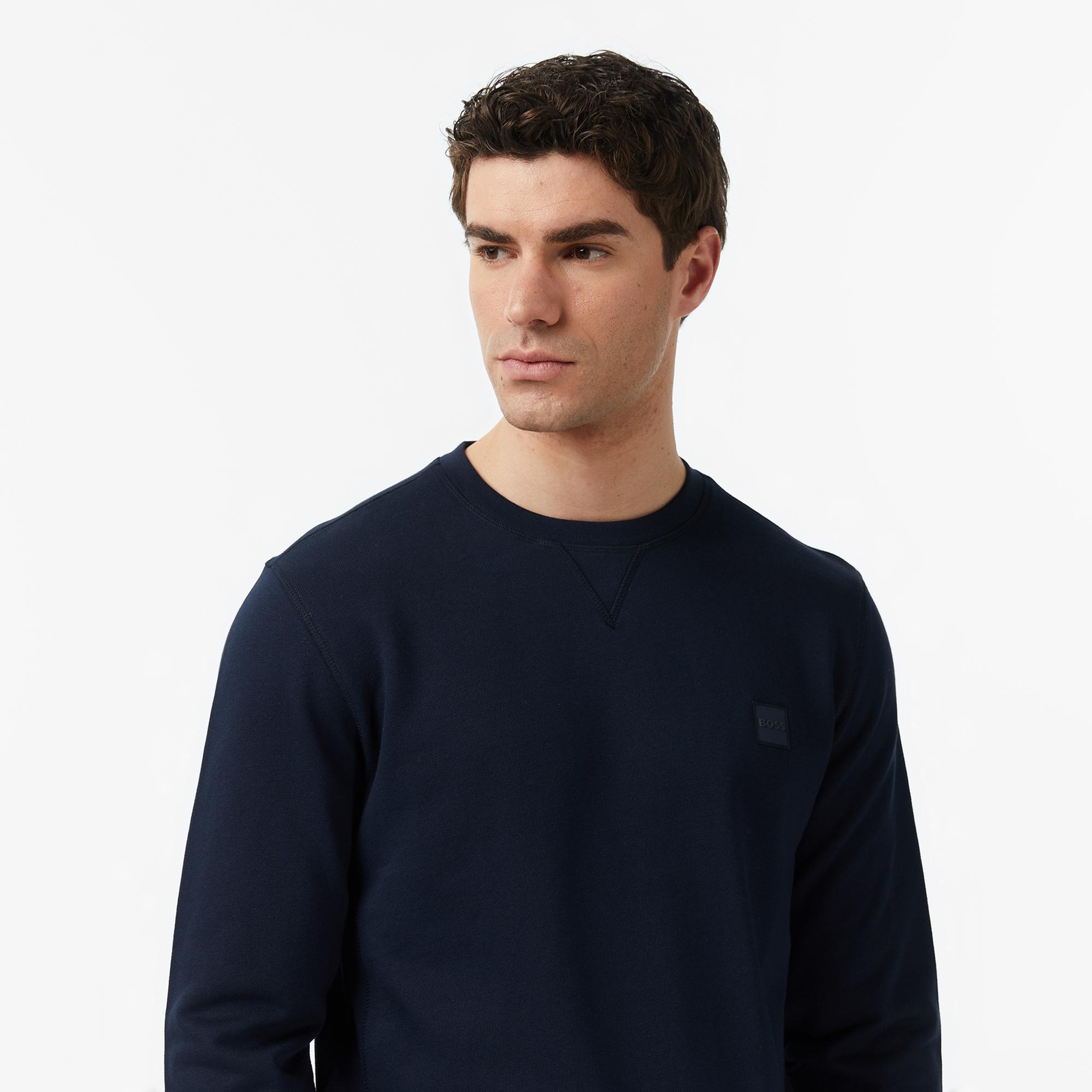 Boss Westart Erkek Lacivert Sweatshirt