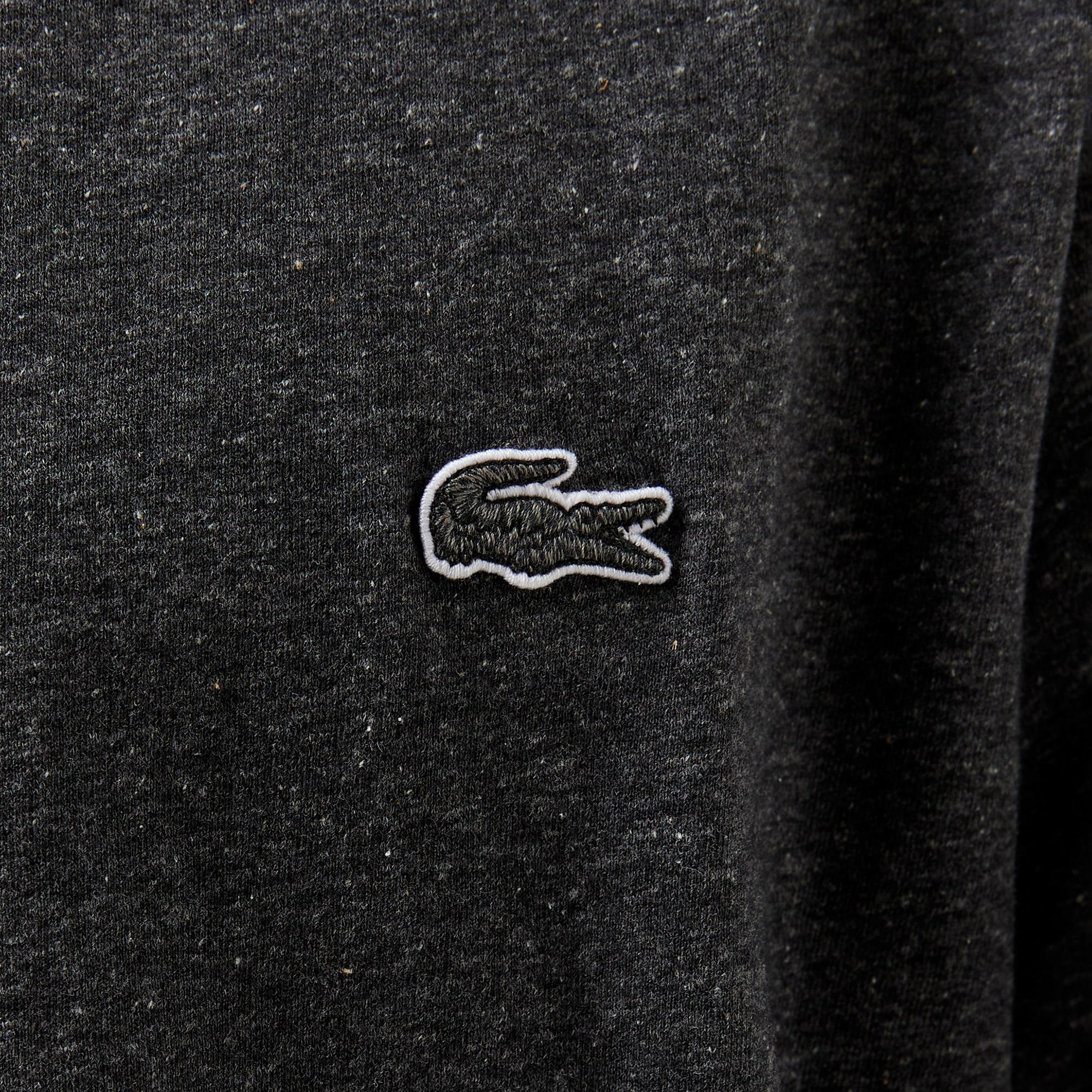 Lacoste Erkek Regular Fit Bisiklet Yaka Koyu Gri T-Shirt