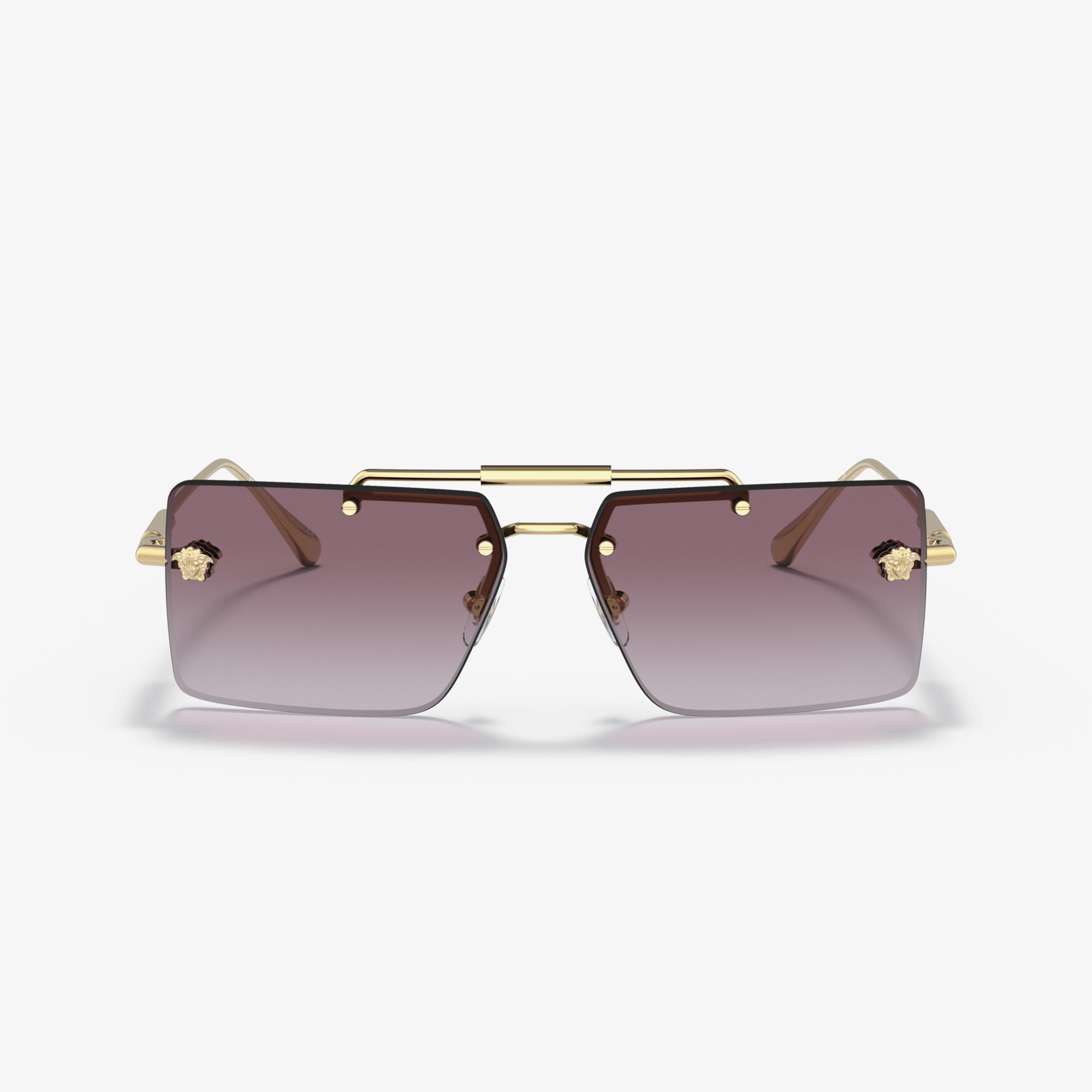 Versace Metal Kadın Altın Güneş Gözlüğü