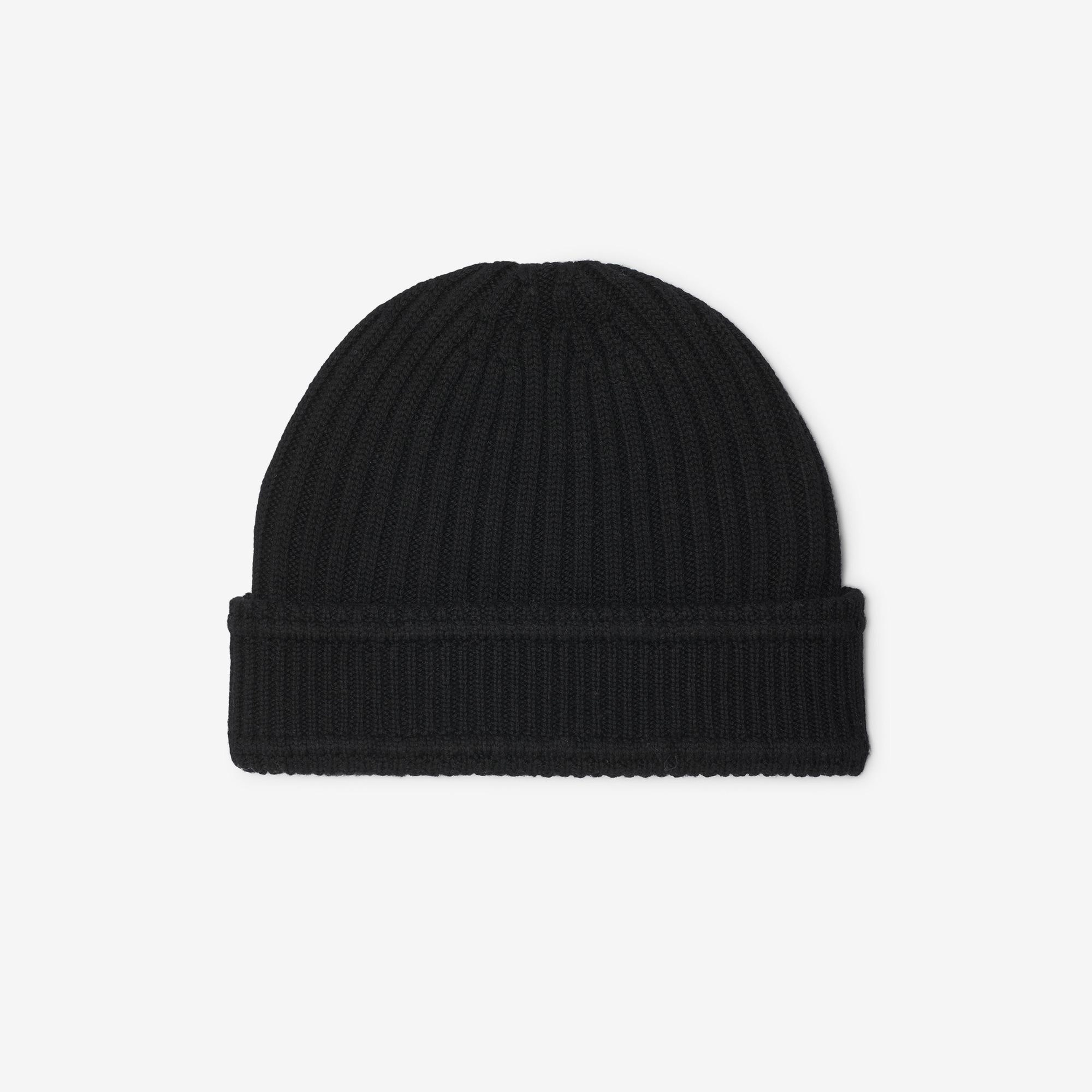 Burberry Haw Logo Wool Erkek Siyah Bere