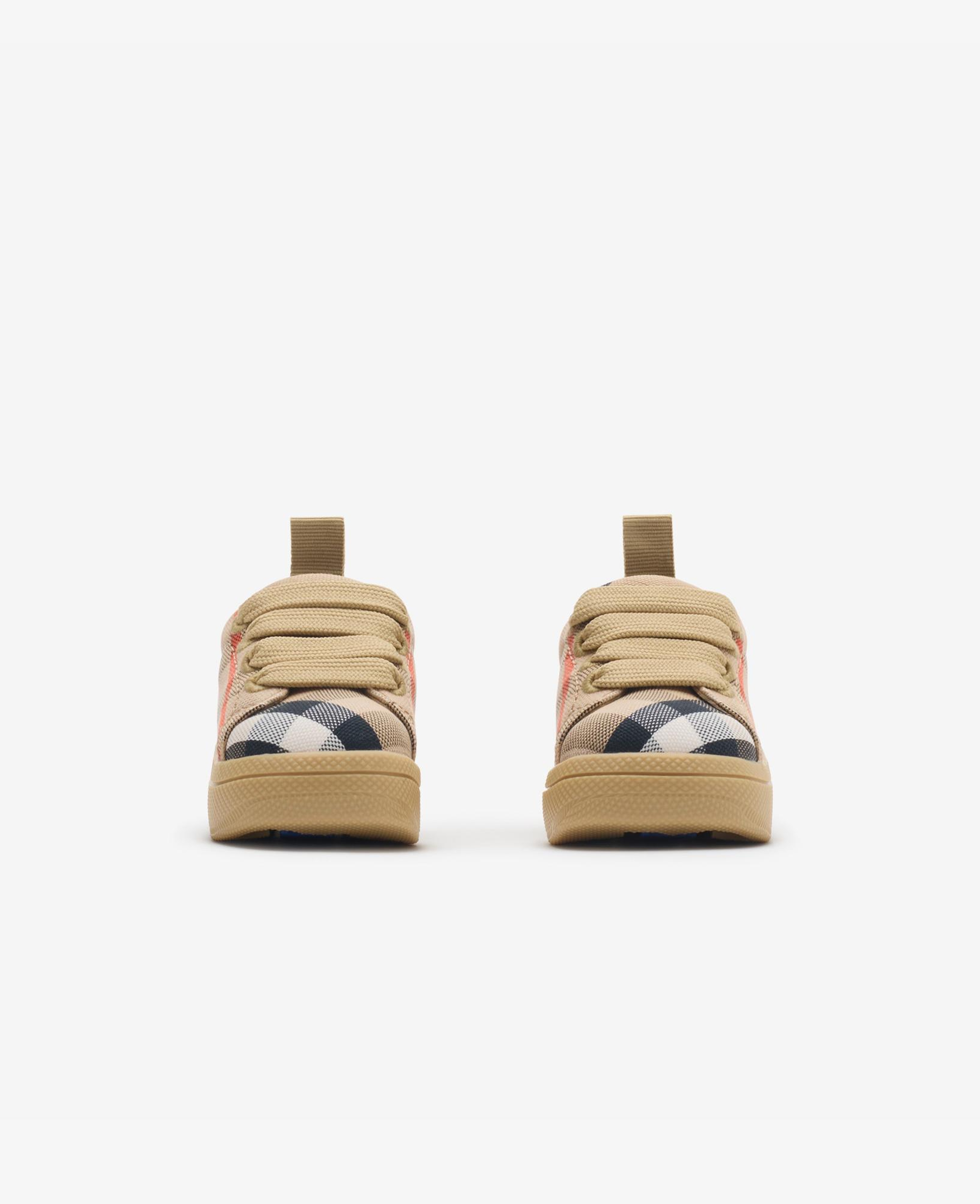 Burberry Cambridge Check Çocuk Bej Sneaker