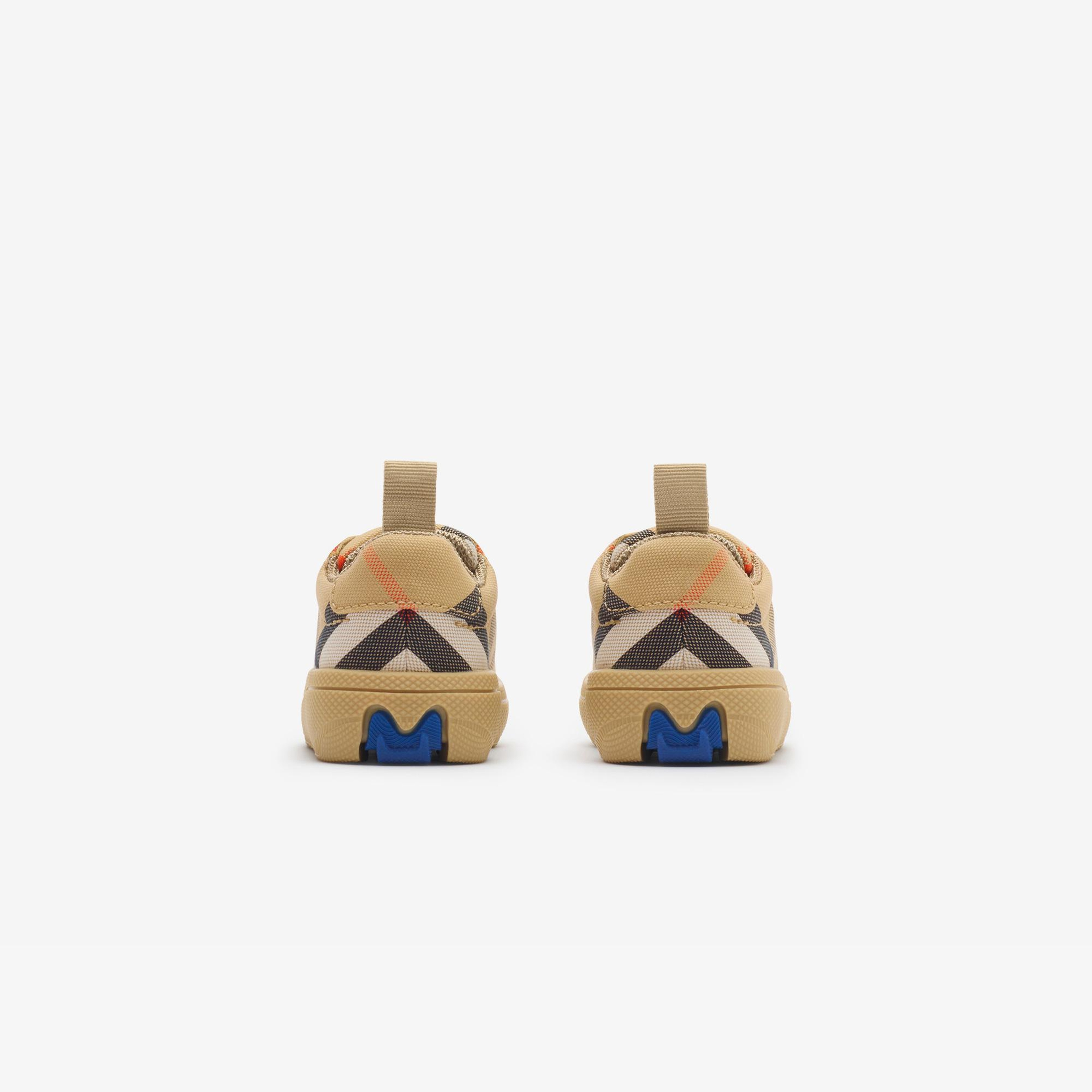 Burberry Cambridge Check Çocuk Bej Sneaker