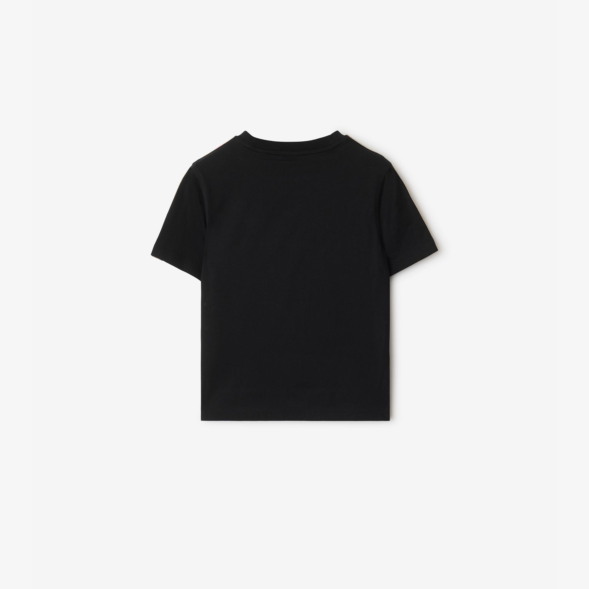 Burberry Çocuk Siyah T-Shirt