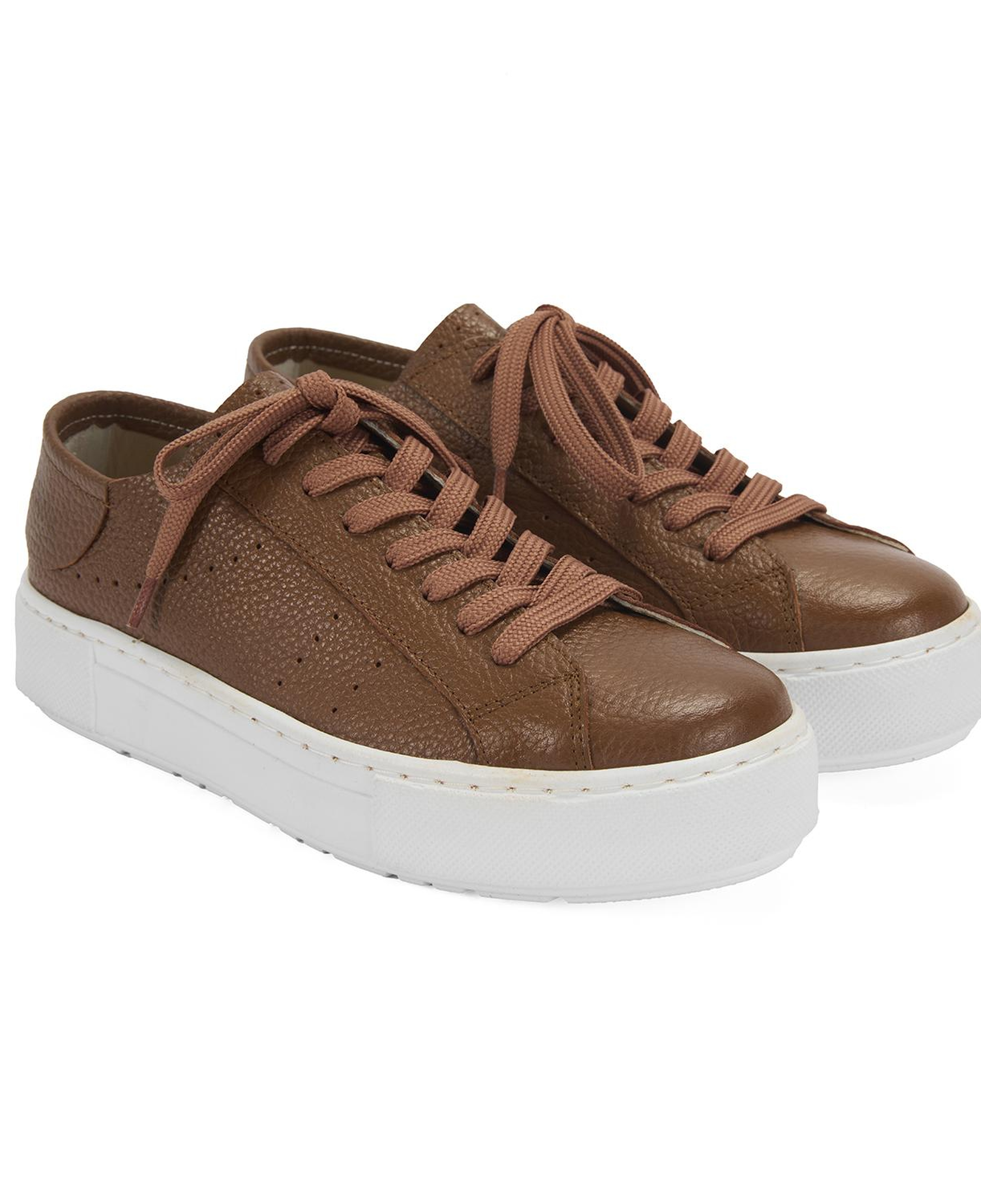 Kadın Taba Deri Spor Ayakkabı