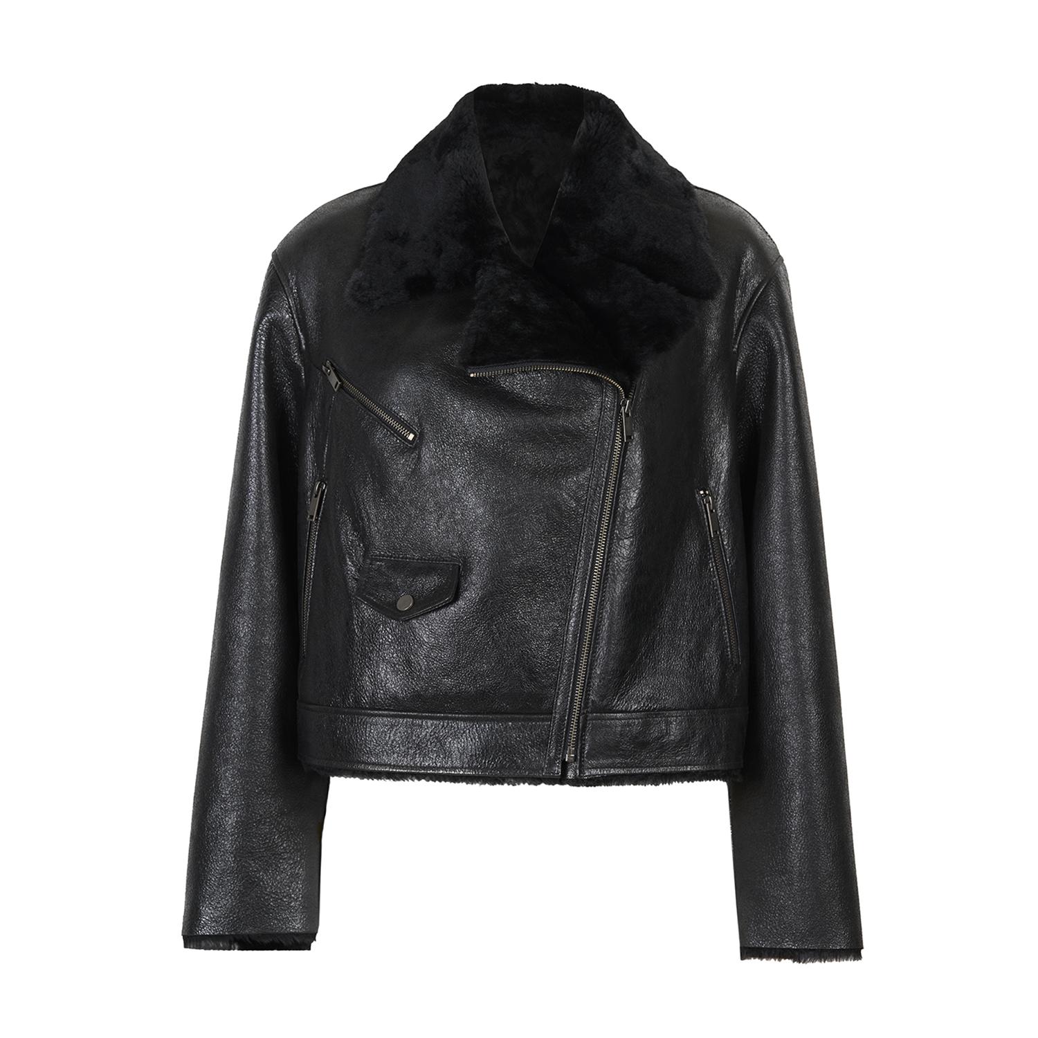 Maryan Koyu Kahve Kadın Kürk Ceket