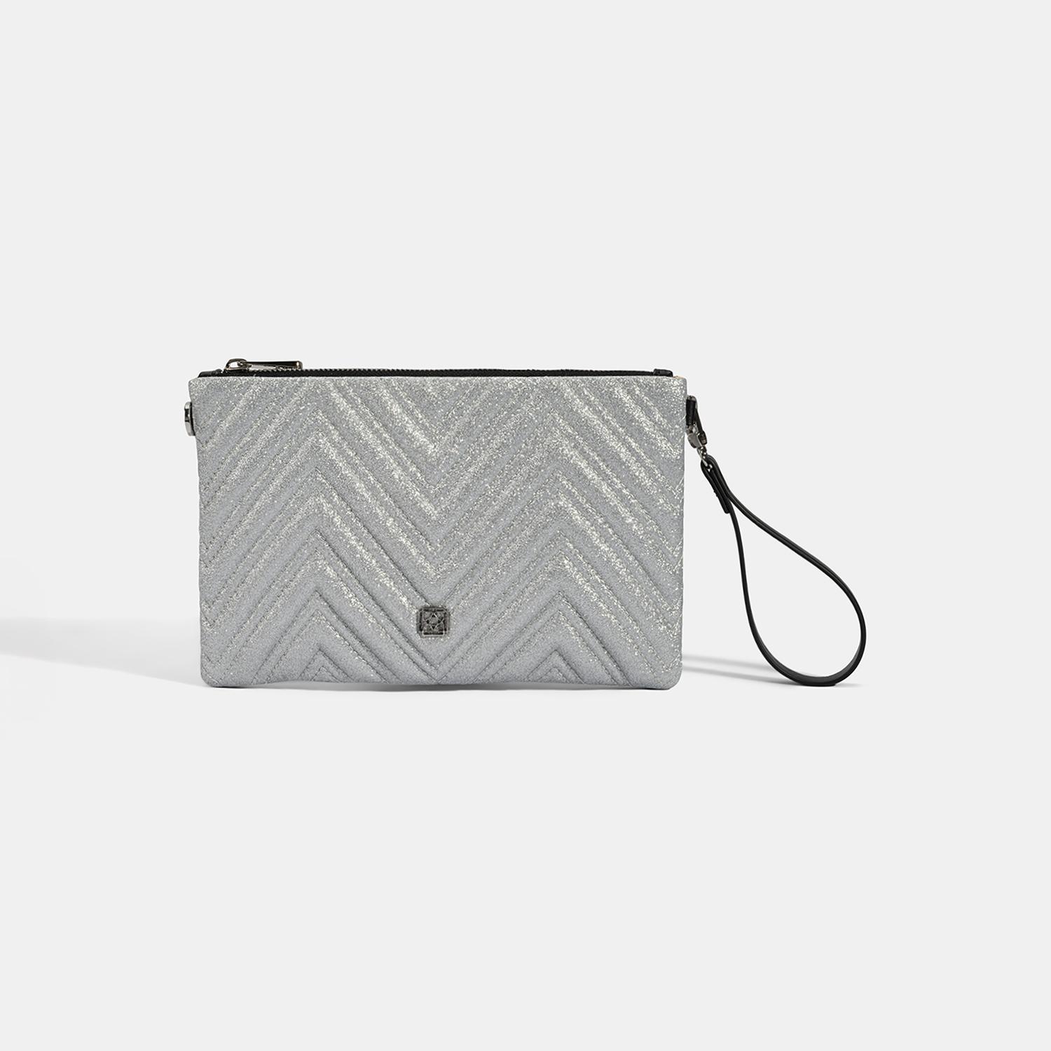 Kadın Gümüş Omuz Askılı Portföy Çanta