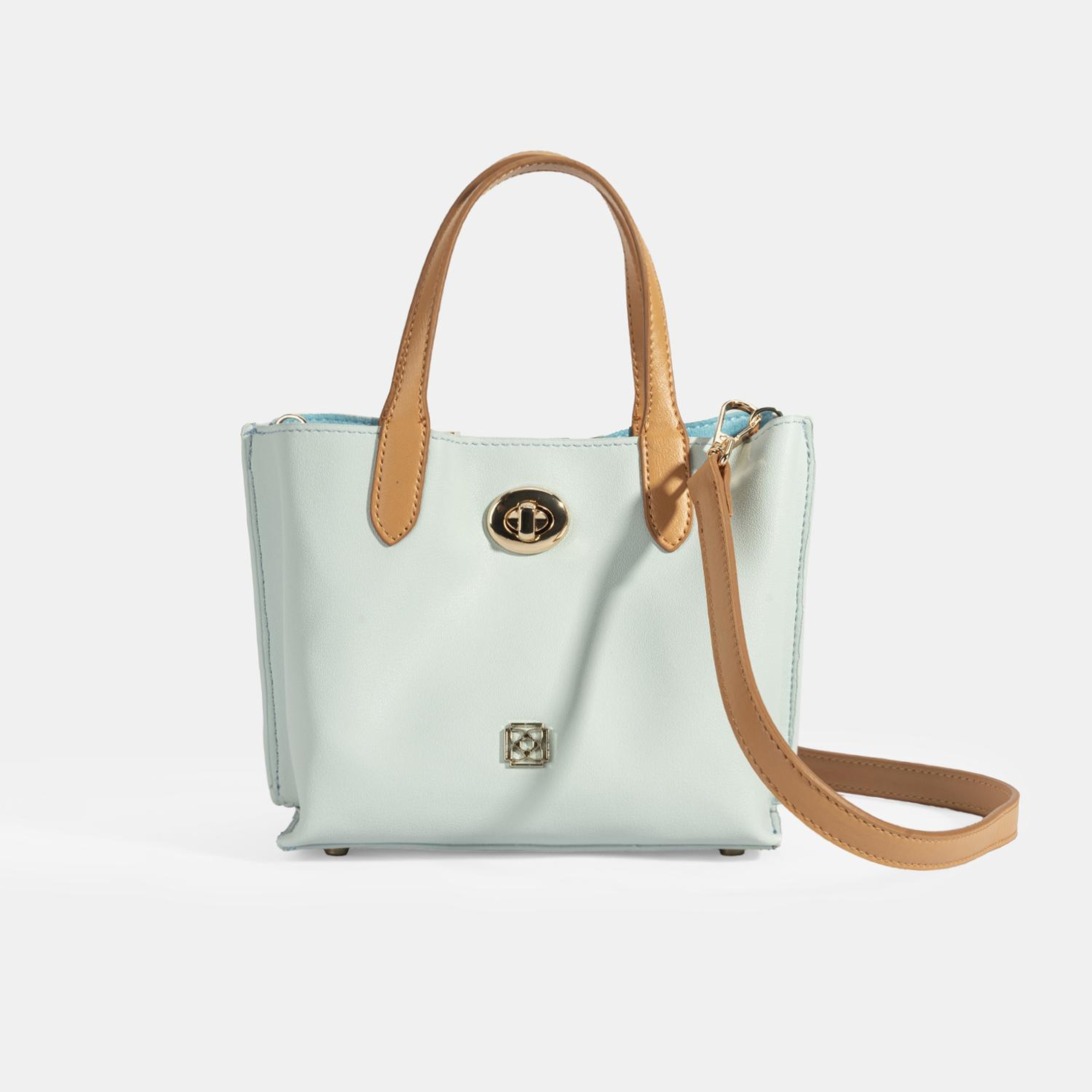 Kadın Mavi Omuz Askılı Mini El Çantası