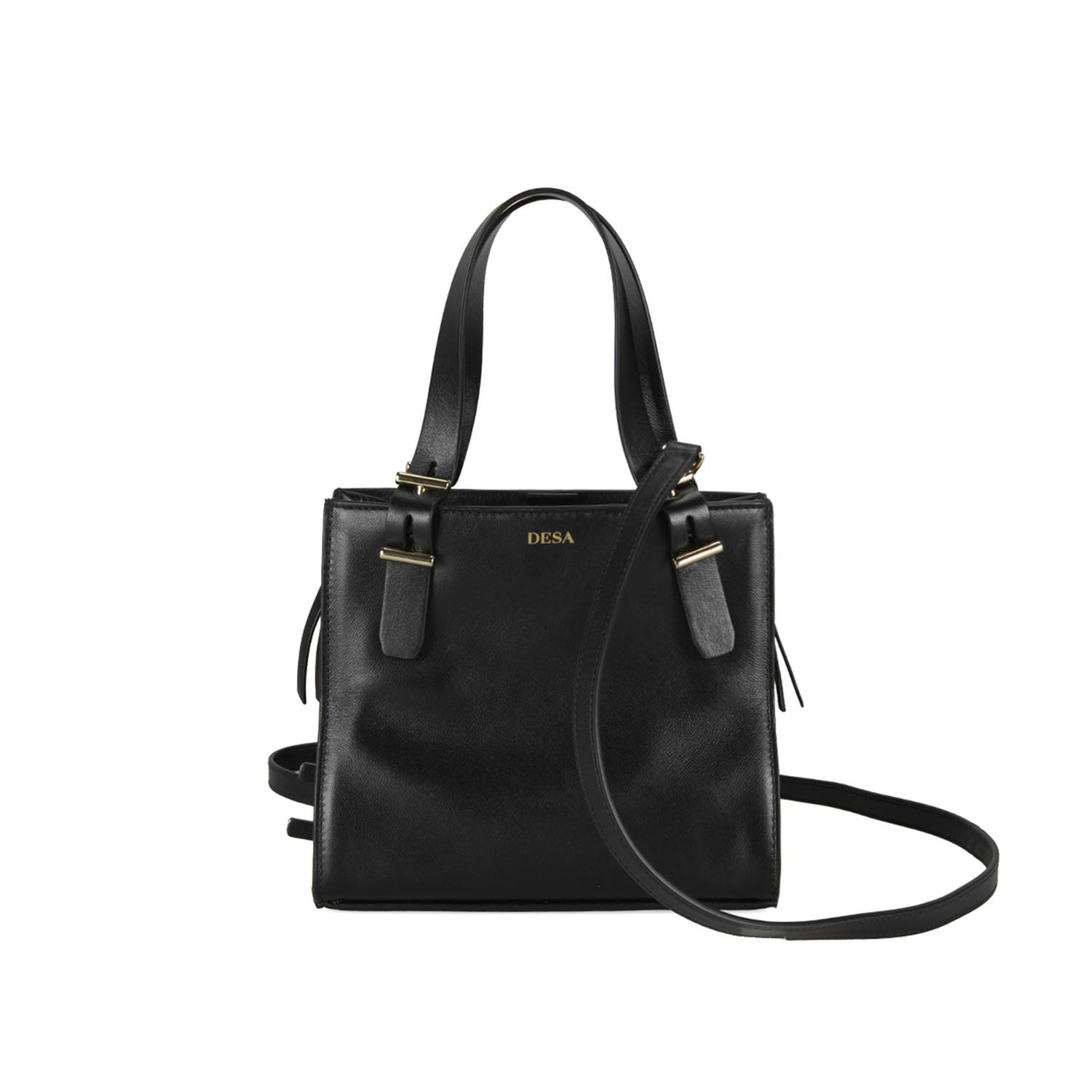 Kadın Siyah Deri Omuz Çantası