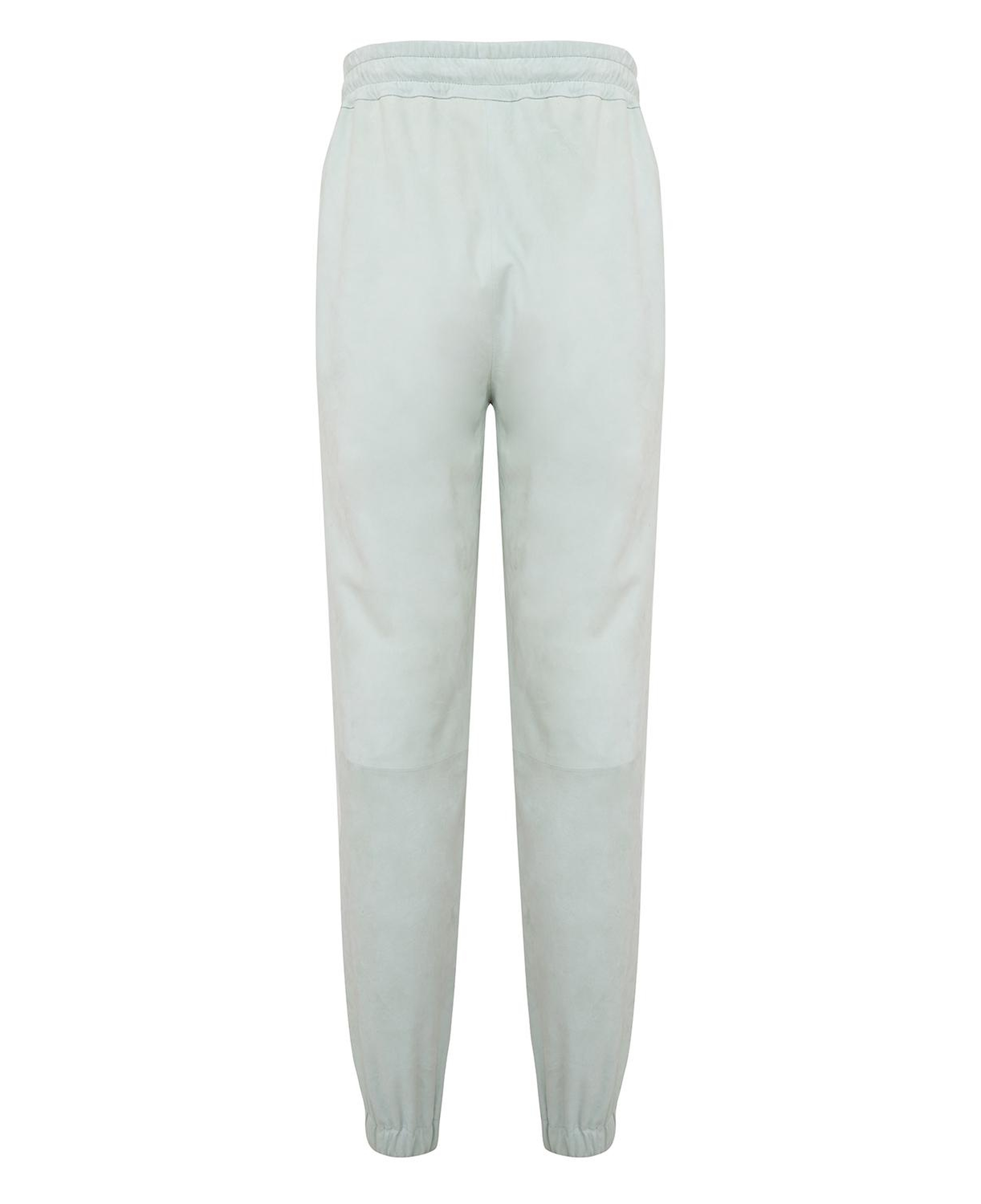 Tekla Yeşil Kadın Yüksek Bel Süet Jogging Pantolon