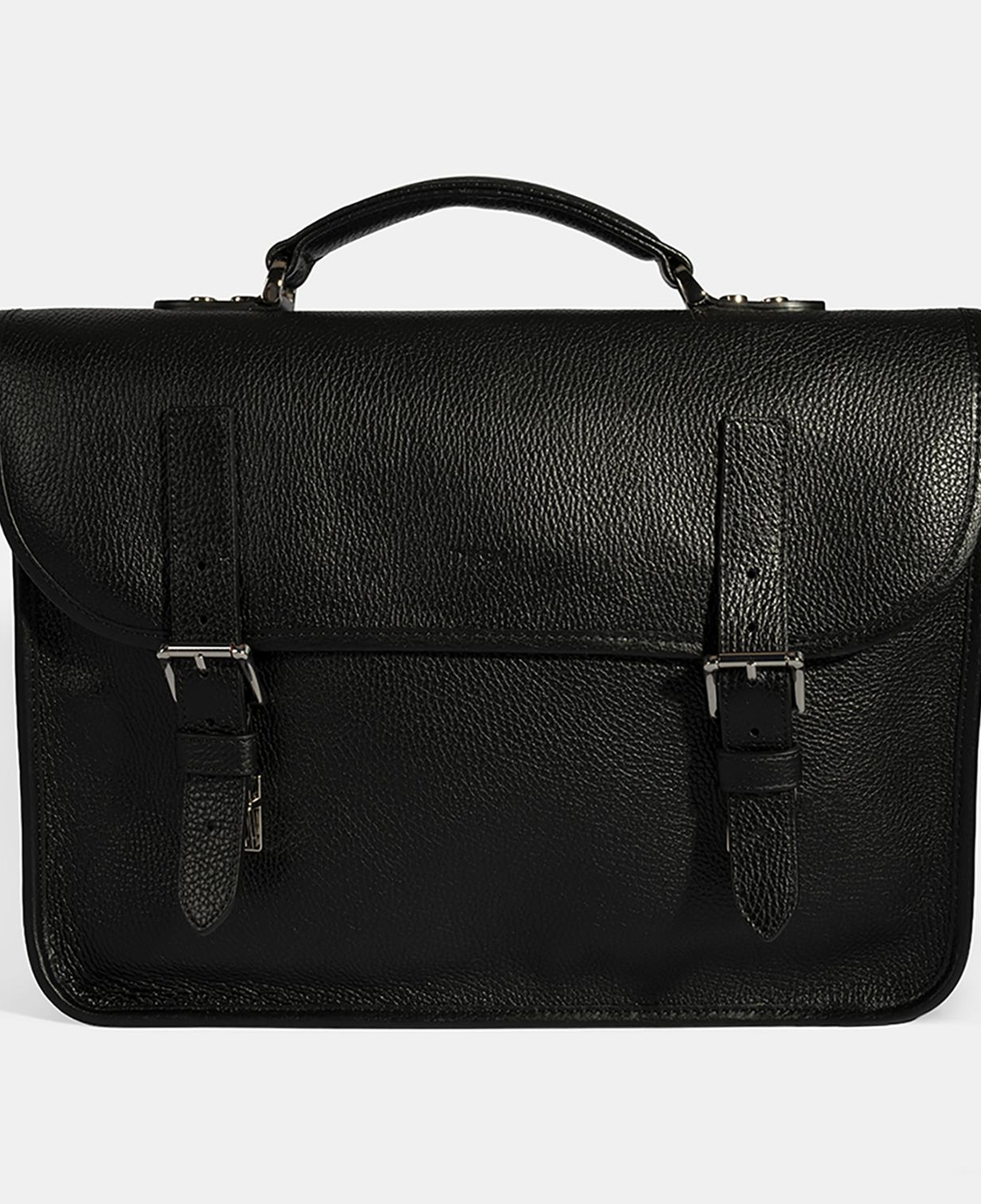 Erkek Siyah Deri Evrak Çantası