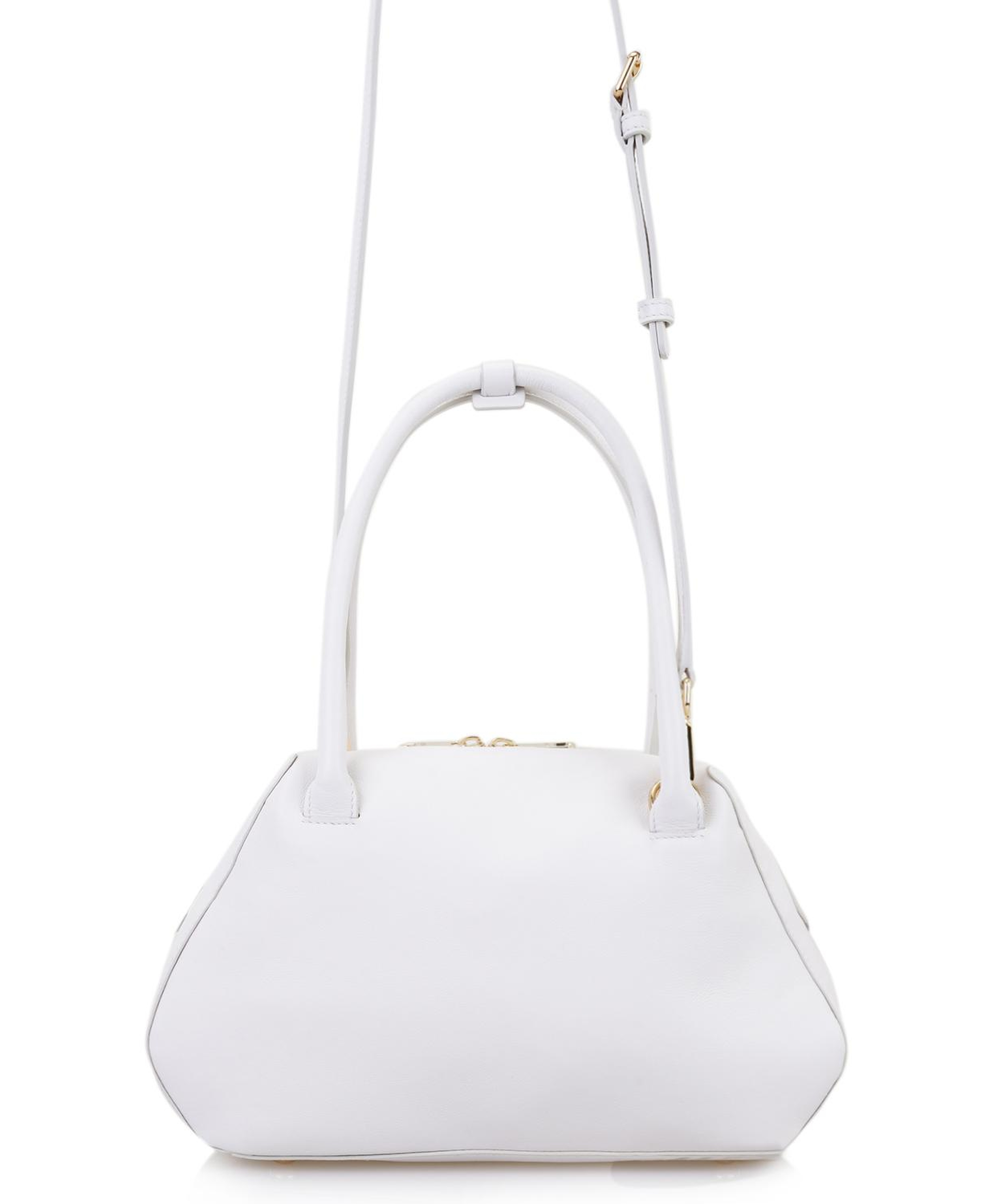 Afsoon Beyaz Kadın Deri Omuz Çantası