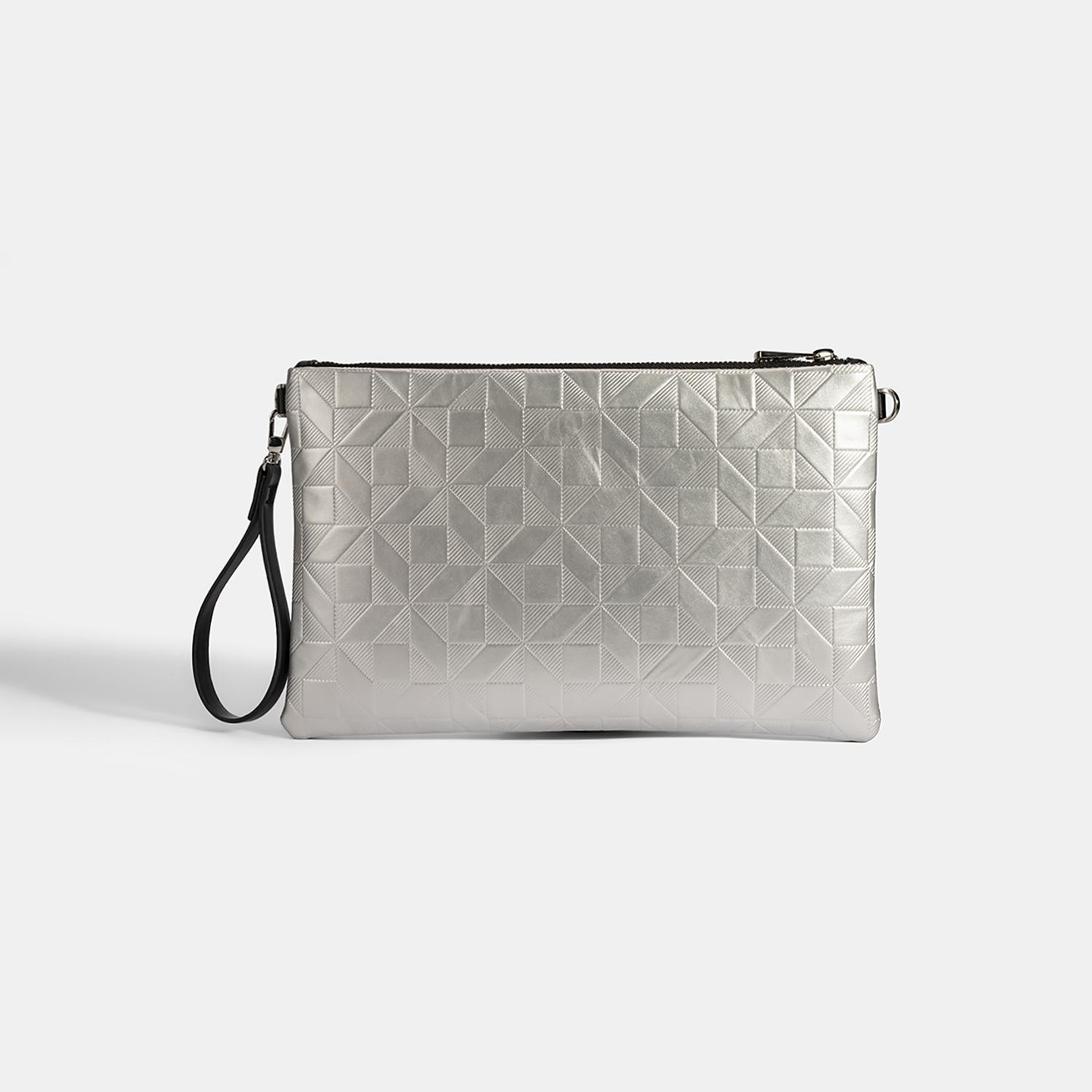 Kadın Gümüş Omuz Askılı Portföy Çanta