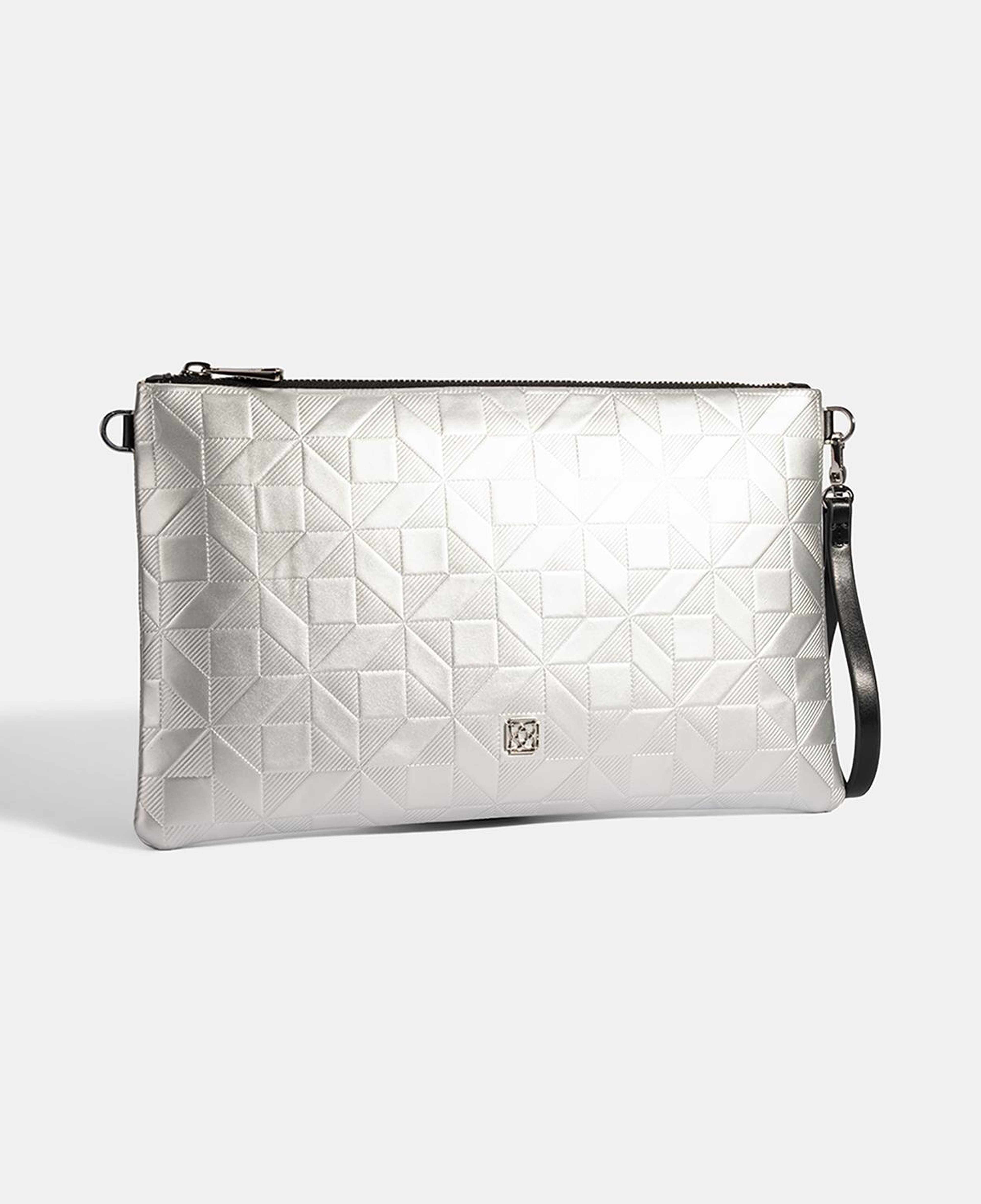 Kadın Gümüş Omuz Askılı Portföy Çanta