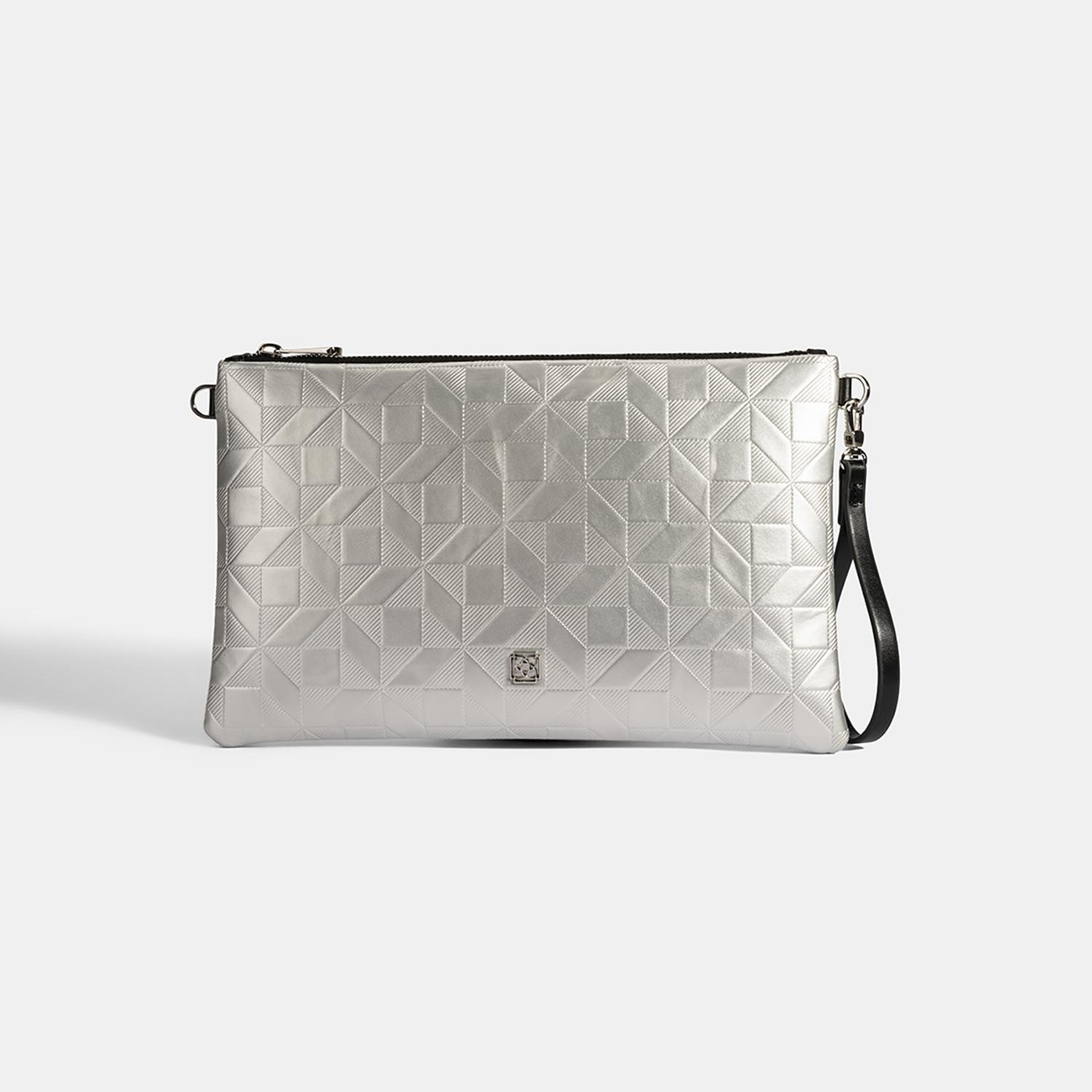 Kadın Gümüş Omuz Askılı Portföy Çanta