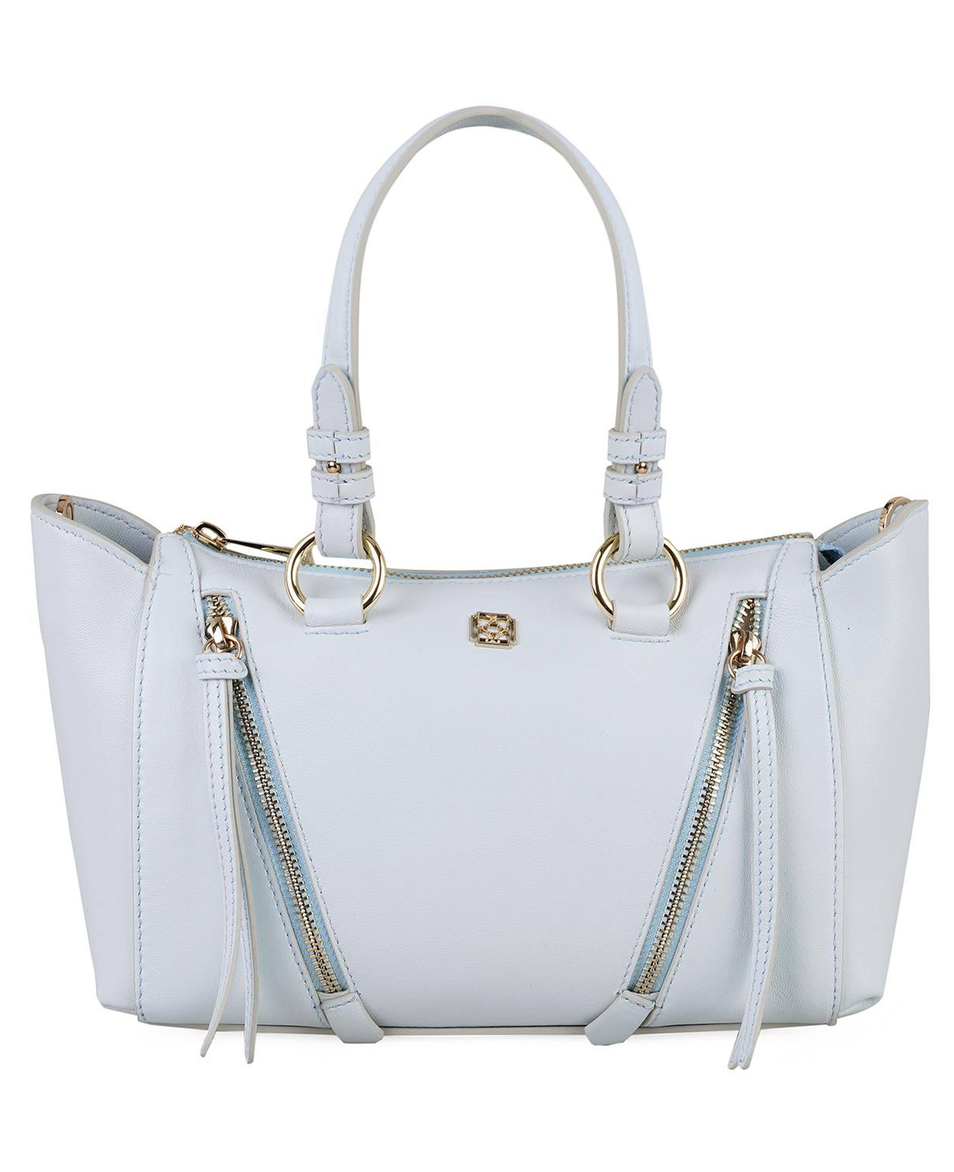 Garten Mavi Kadın Deri El Çantası