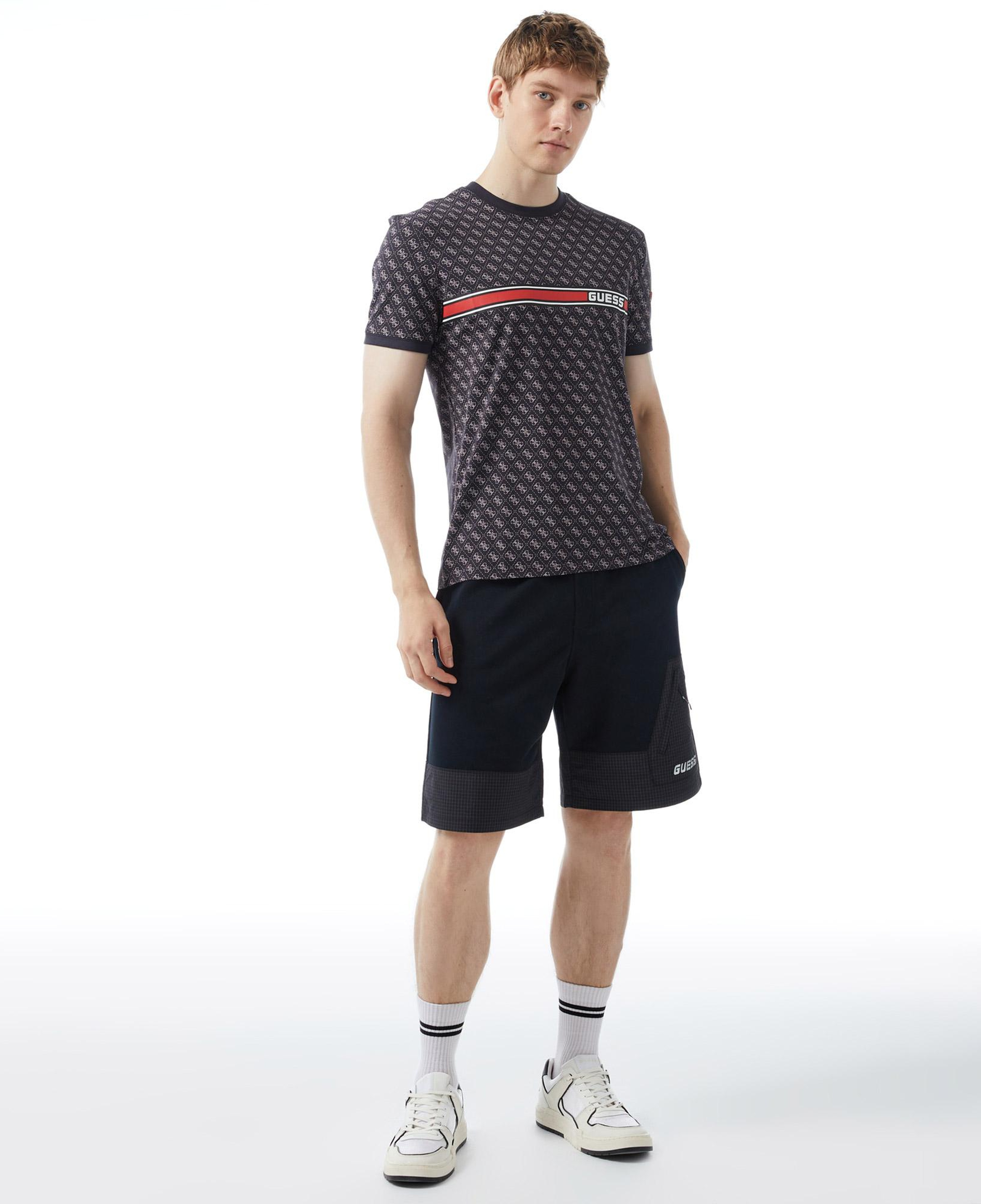 Guess Jamey Mid Organic Erkek Siyah T-Shirt