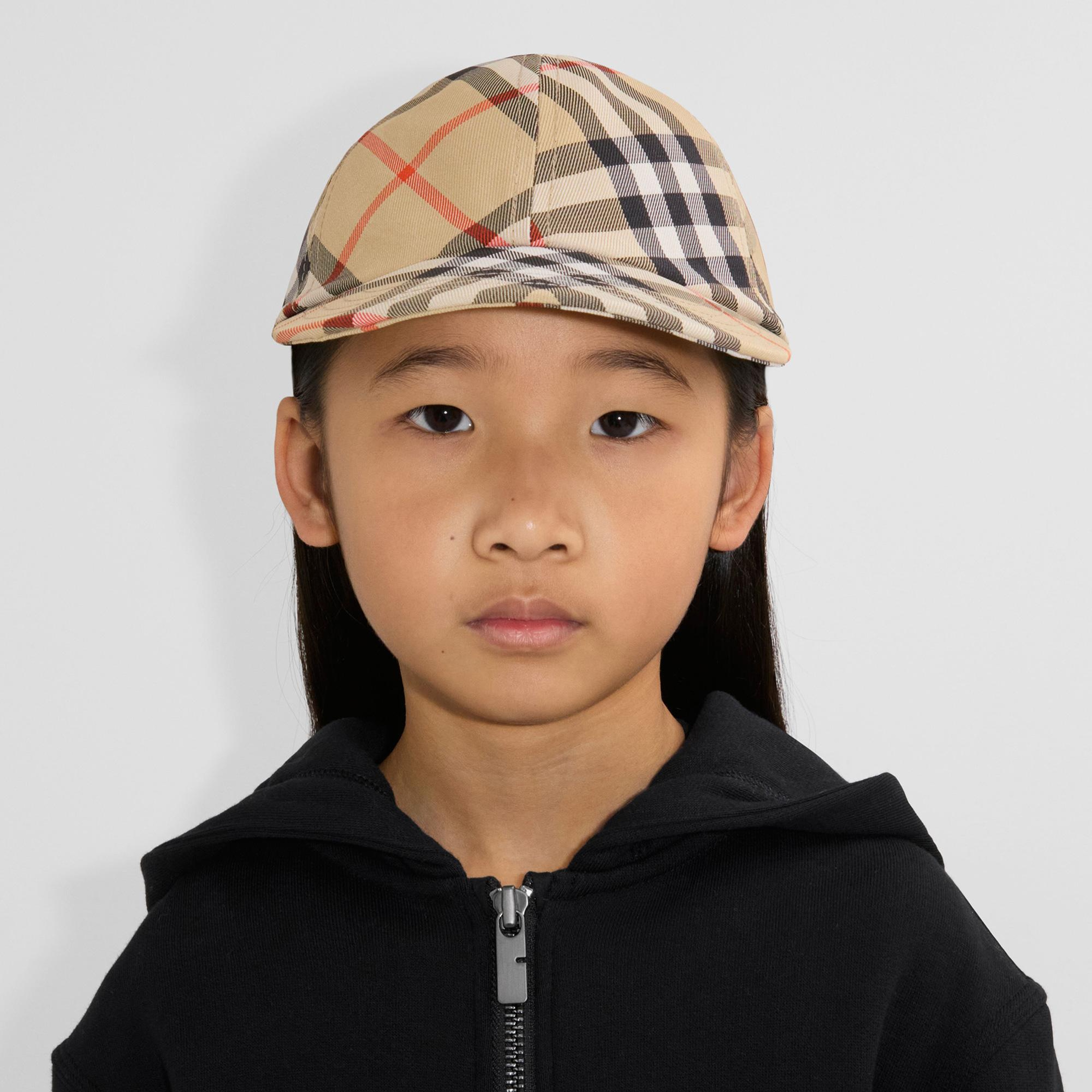 Burberry Bsb Baseball Çocuk Bej Şapka