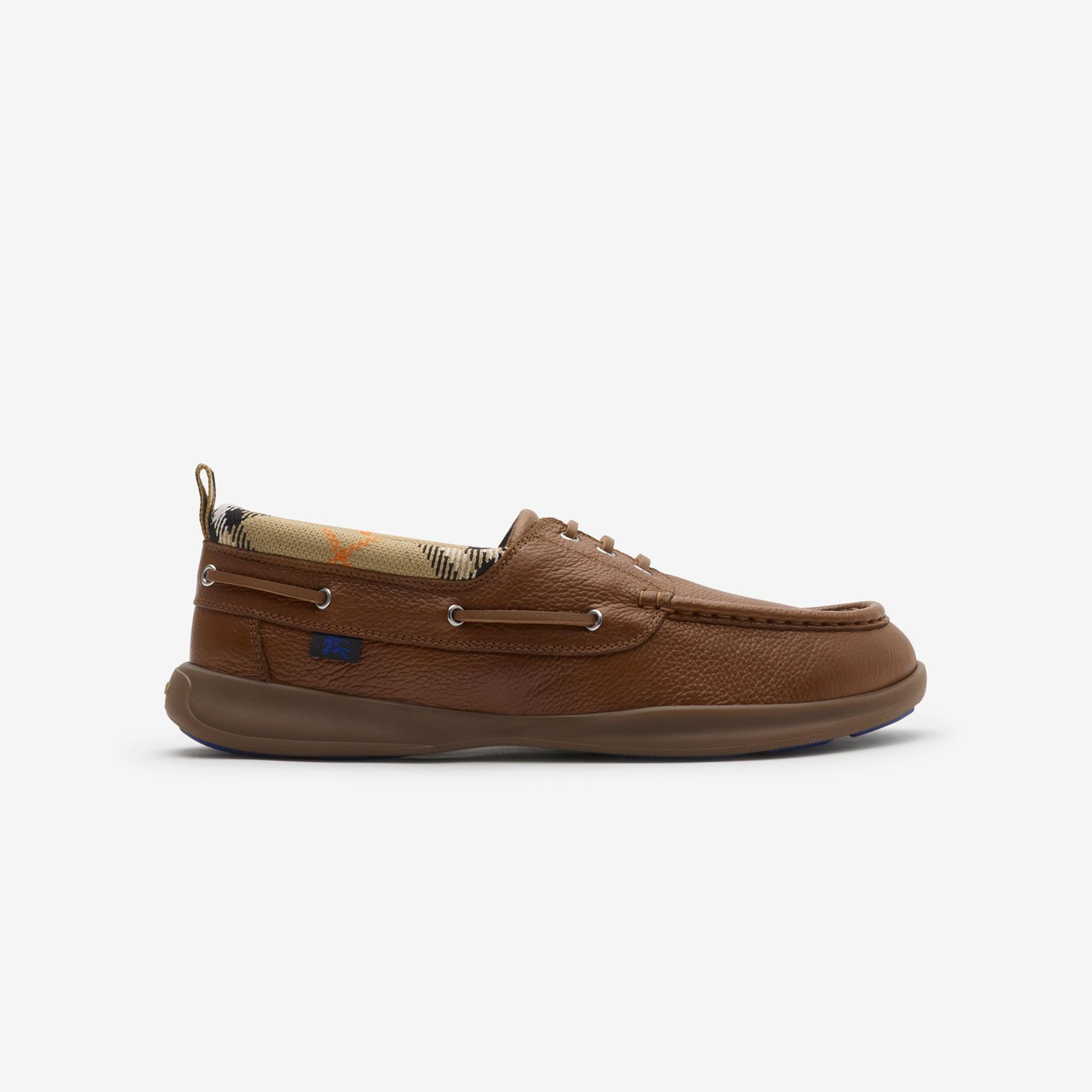 Burberry Decker Lace Up Erkek Kahverengi Sneaker