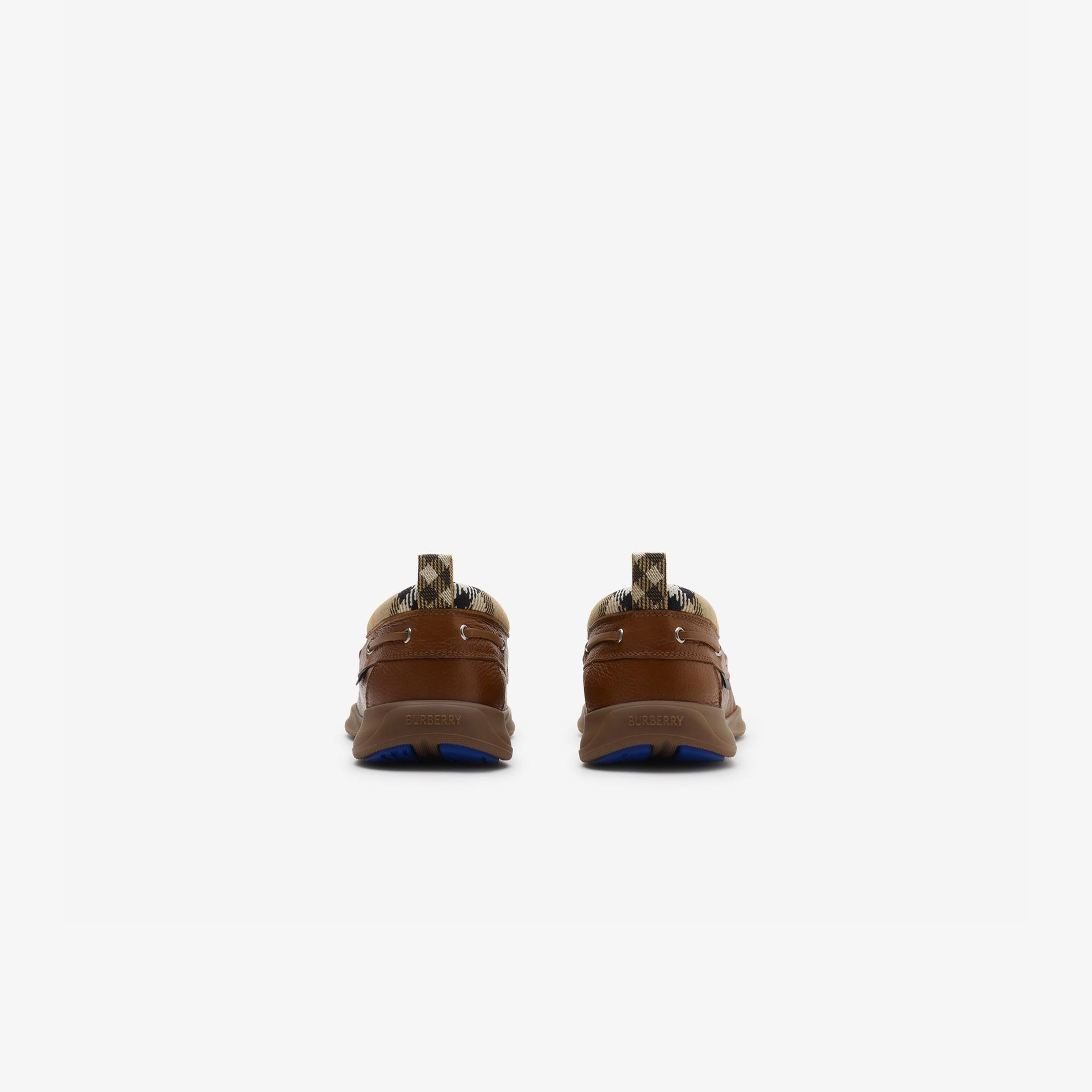 Burberry Decker Lace Up Erkek Kahverengi Sneaker