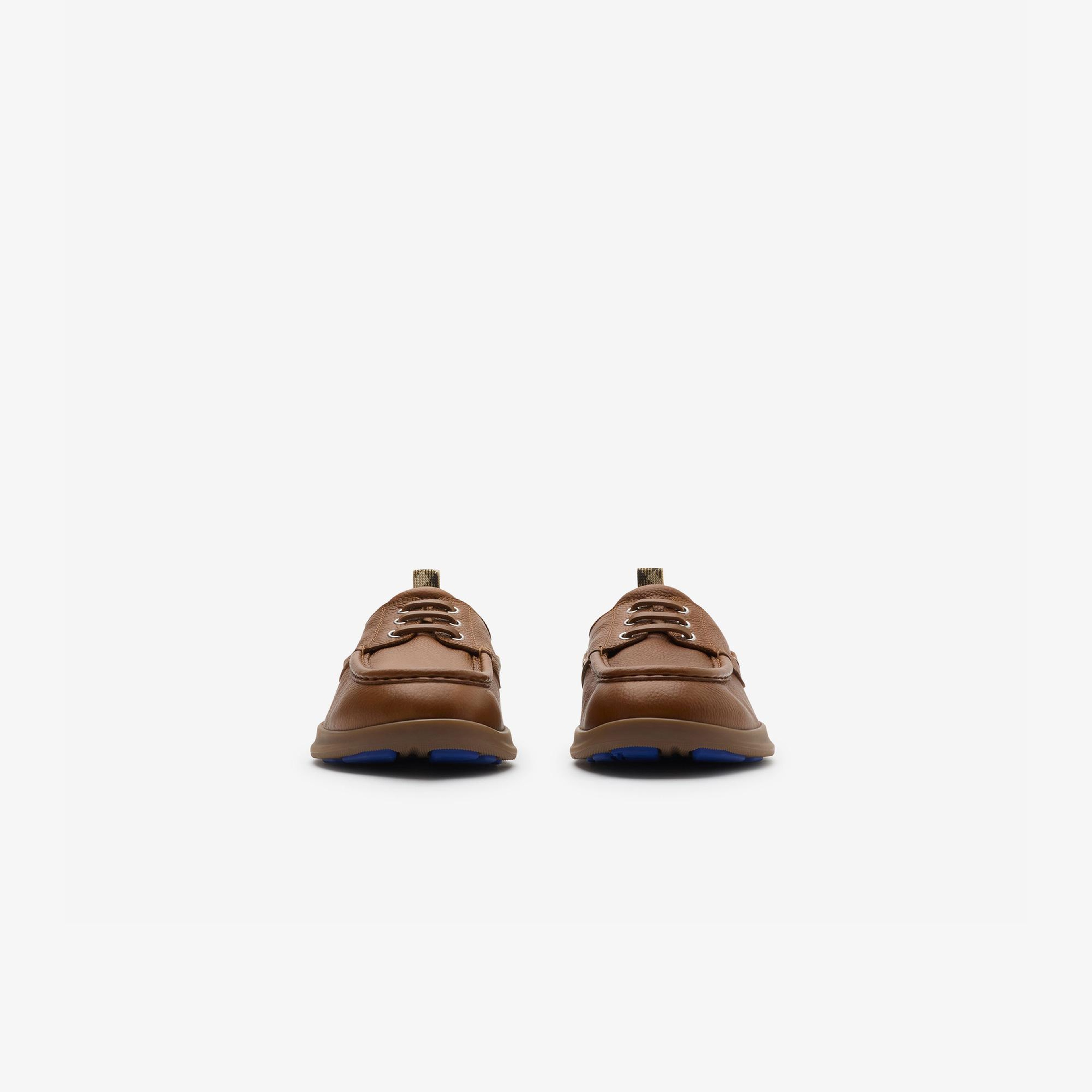 Burberry Decker Lace Up Erkek Kahverengi Sneaker