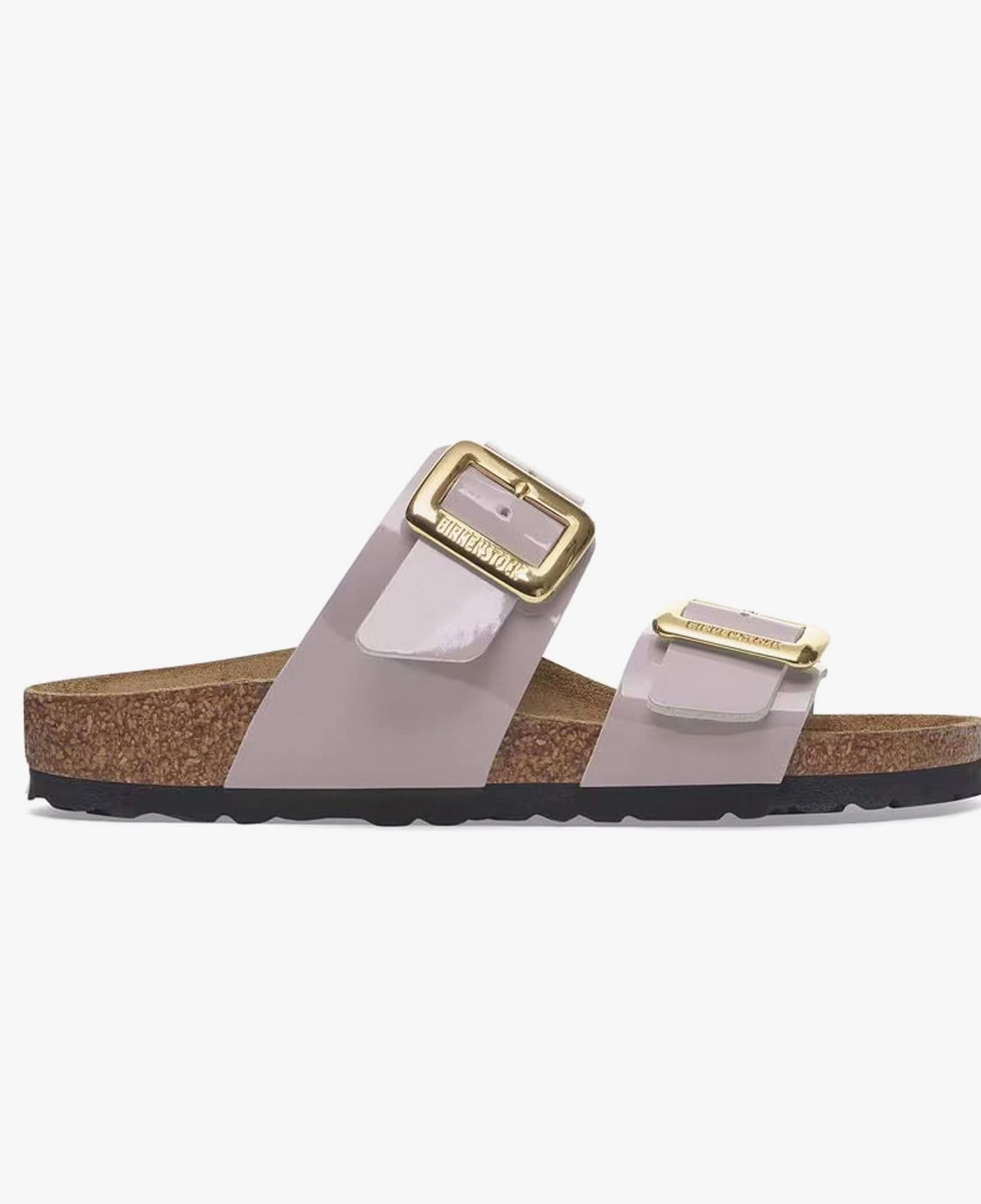 Birkenstock Sydney Cushion Buckle Bf Patent Kadın Mor Terlik