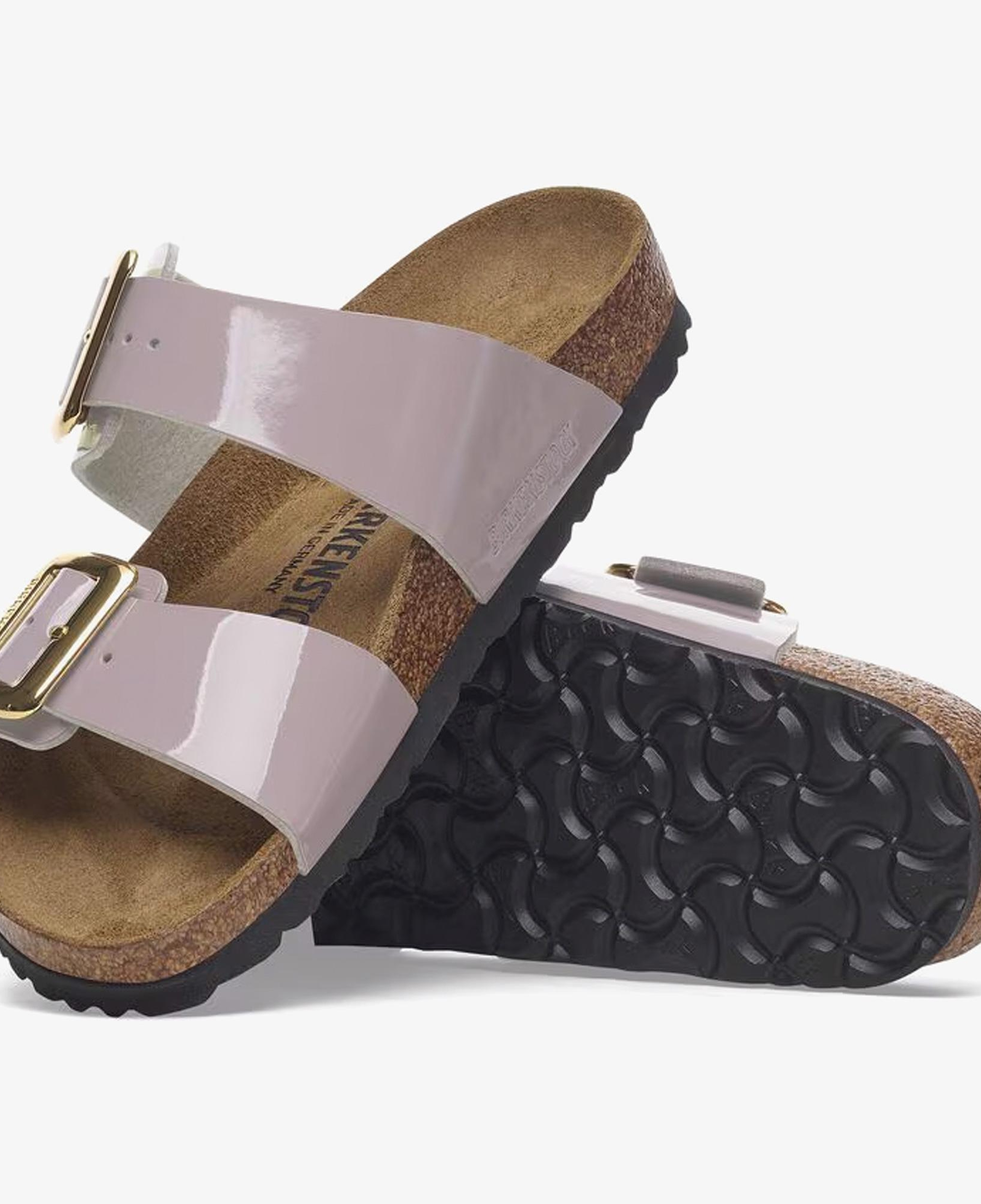 Birkenstock Sydney Cushion Buckle Bf Patent Kadın Mor Terlik
