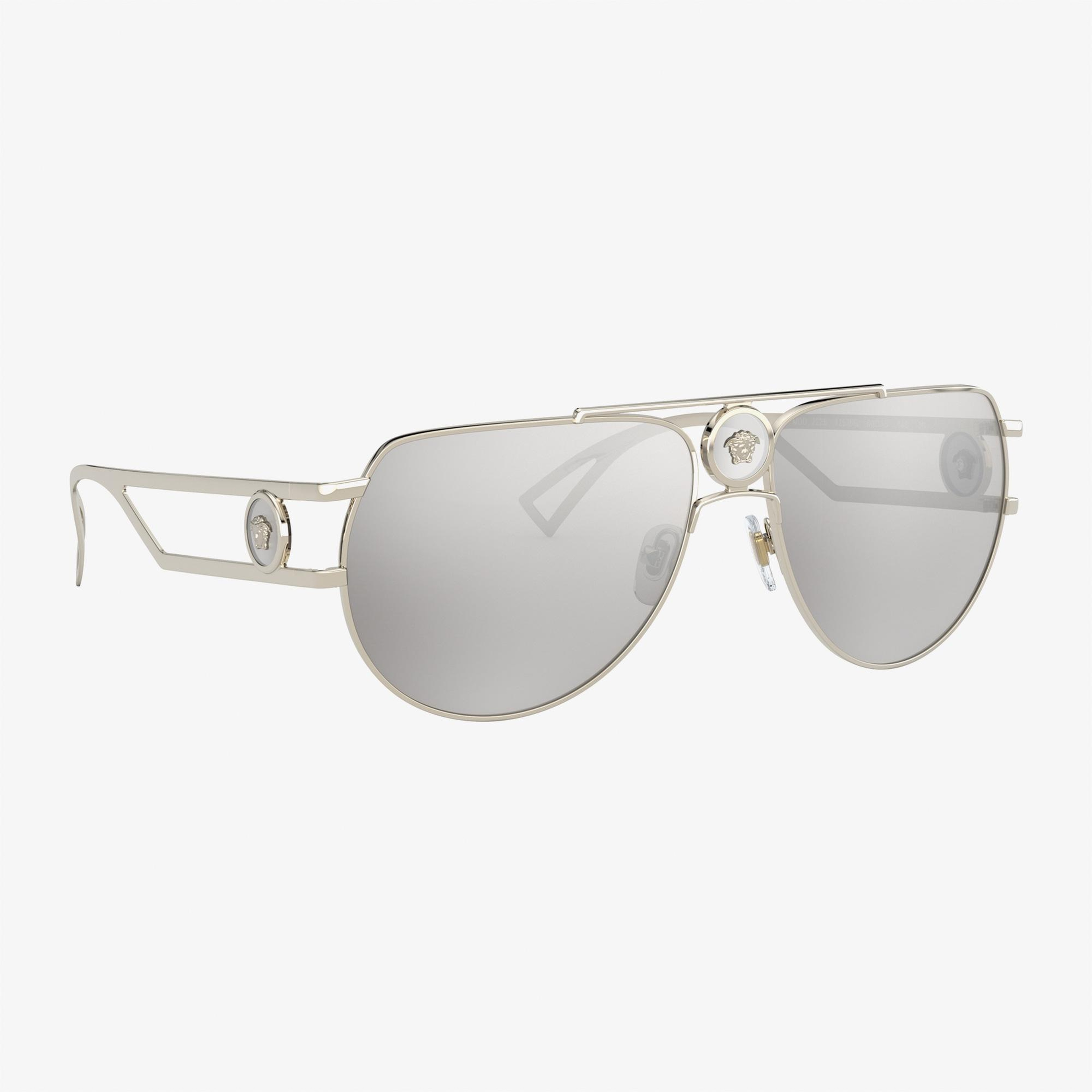 VERSACE 0Ve2225 Erkek Altın Rengi Güneş Gözlüğü