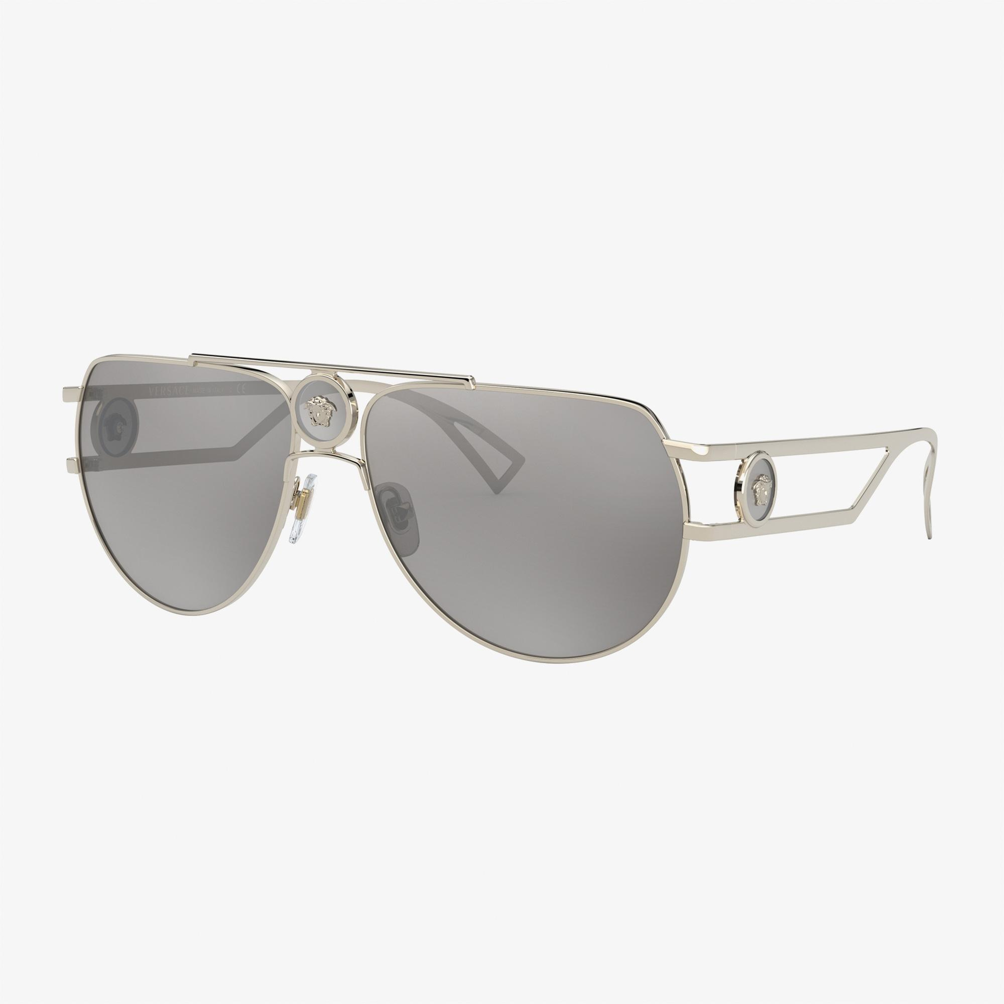 VERSACE 0Ve2225 Erkek Altın Rengi Güneş Gözlüğü