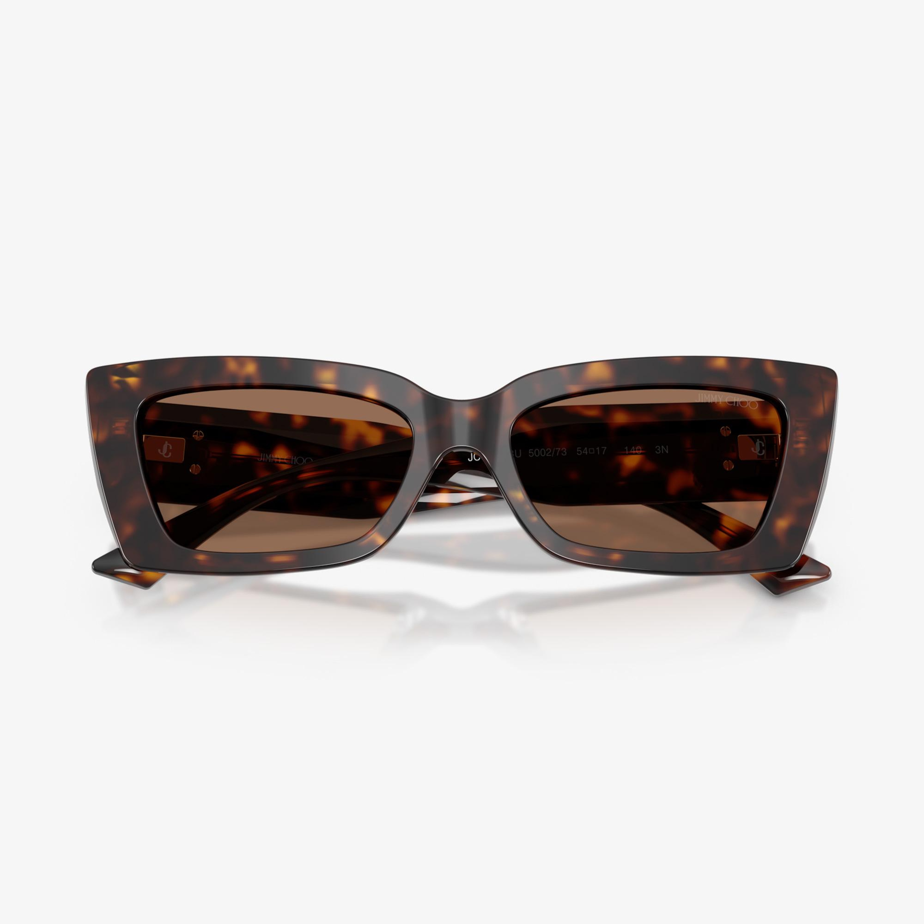 Jimmy Choo JC5037BU Kadın Kahverengi Güneş Gözlüğü