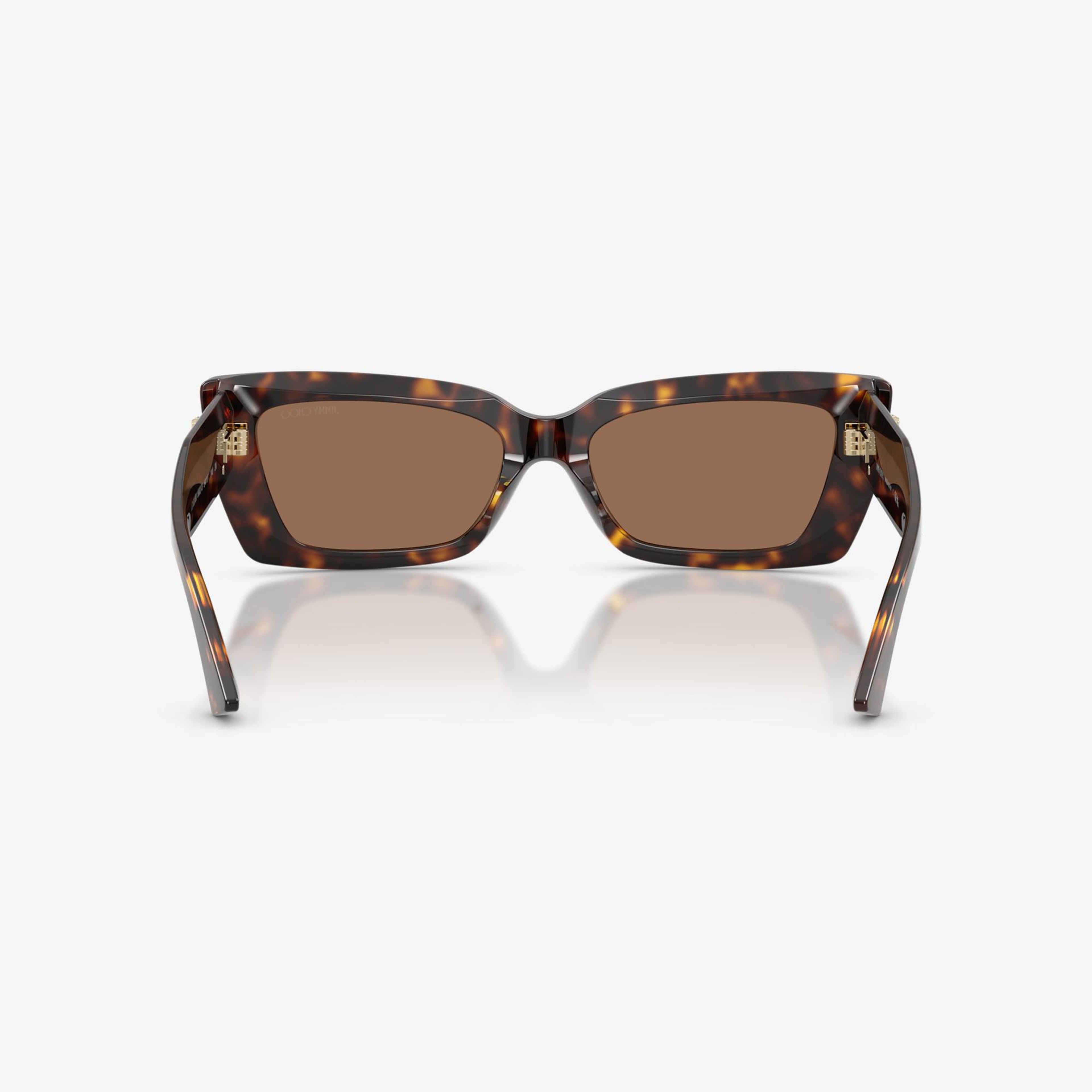 Jimmy Choo JC5037BU Kadın Kahverengi Güneş Gözlüğü