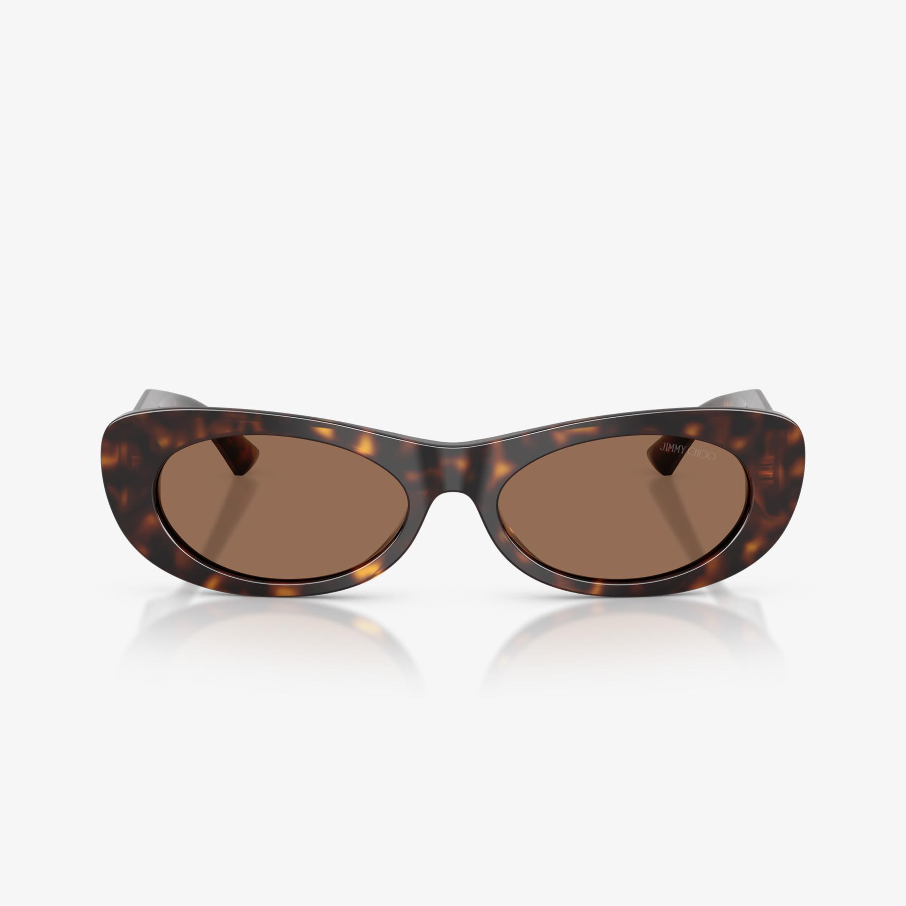 Jimmy Choo JC5038BU Kadın Kahverengi Güneş Gözlüğü