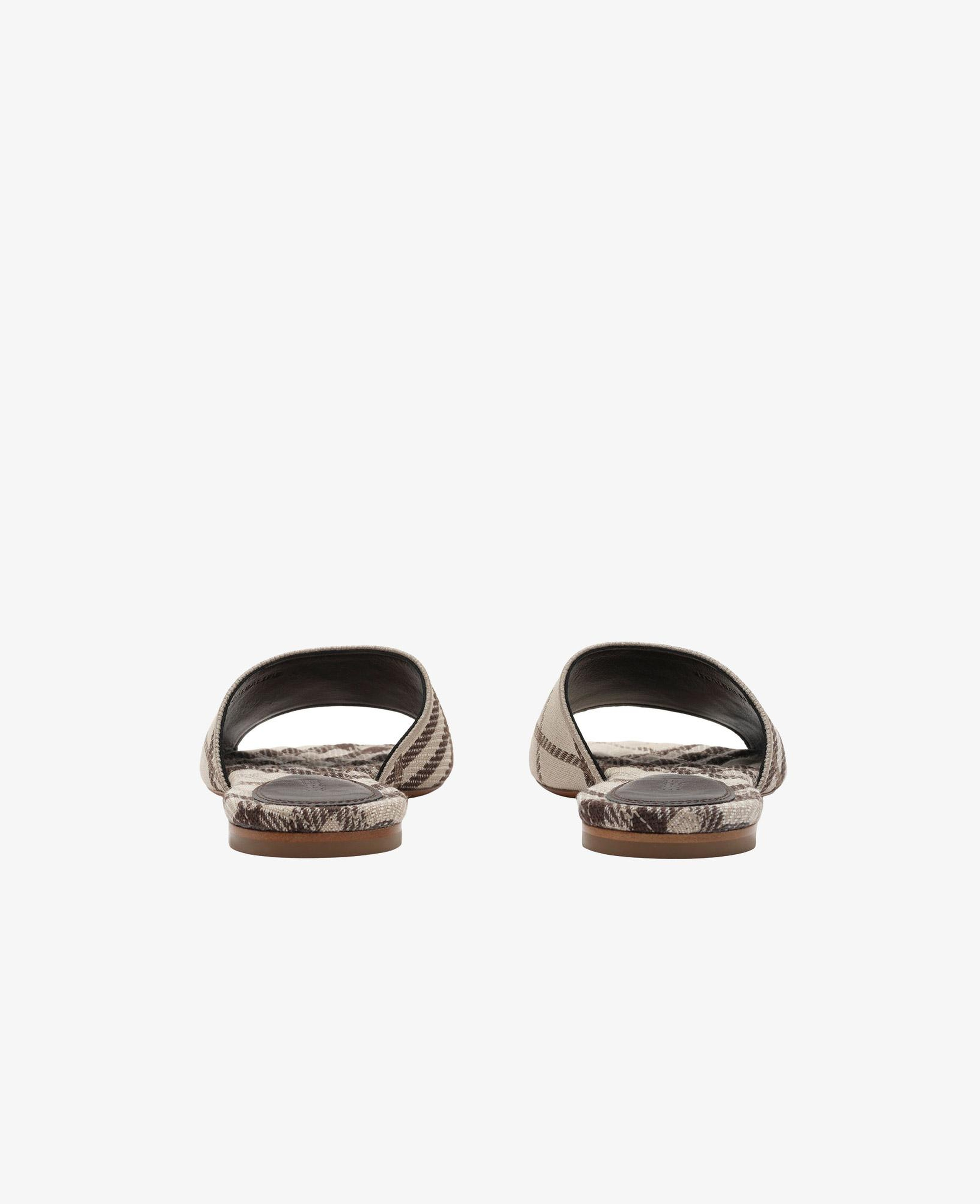 Burberry Sloane Check Kadın Bej Terlik