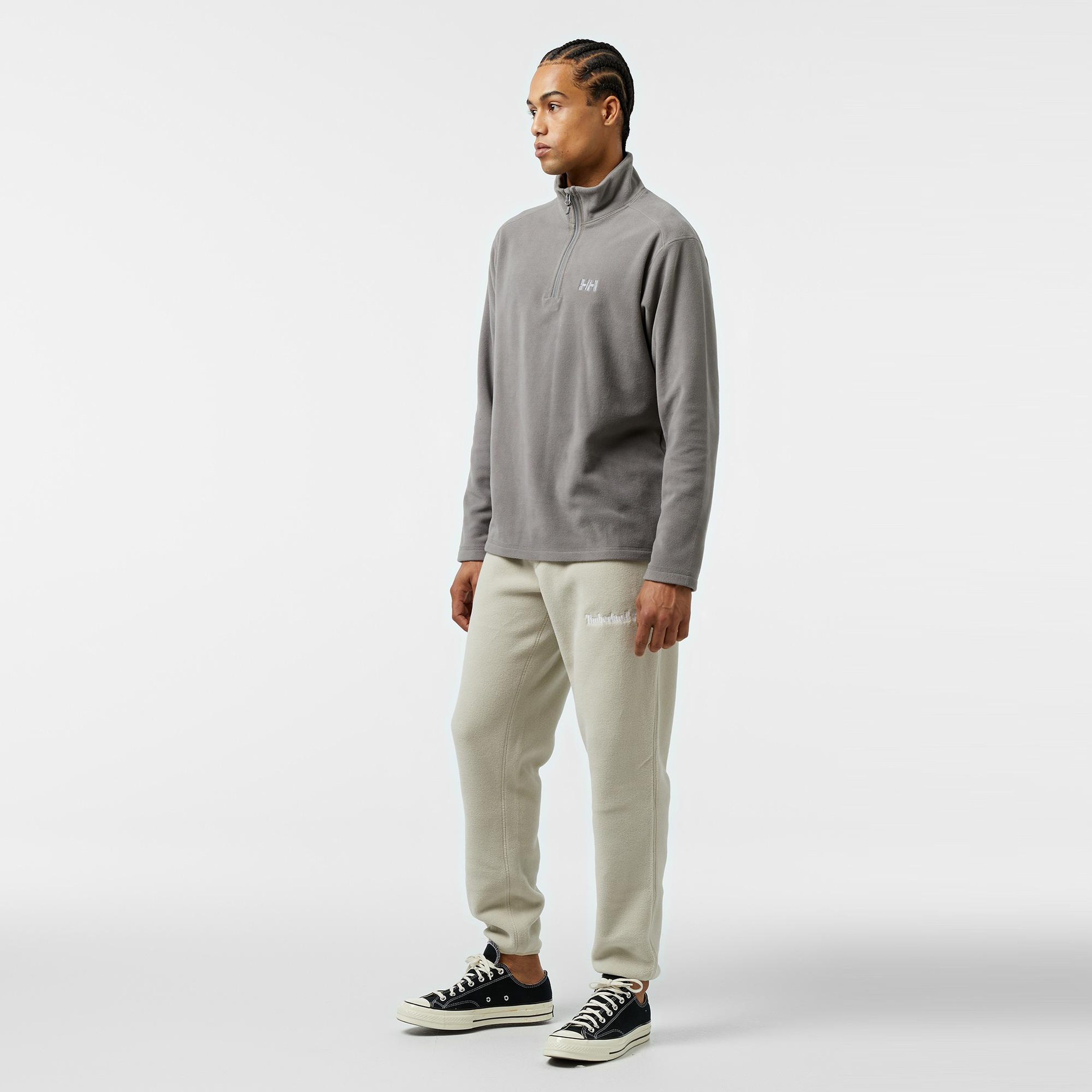 Helly Hansen Mount Polar Fleece Erkek Gri Sweatshirt