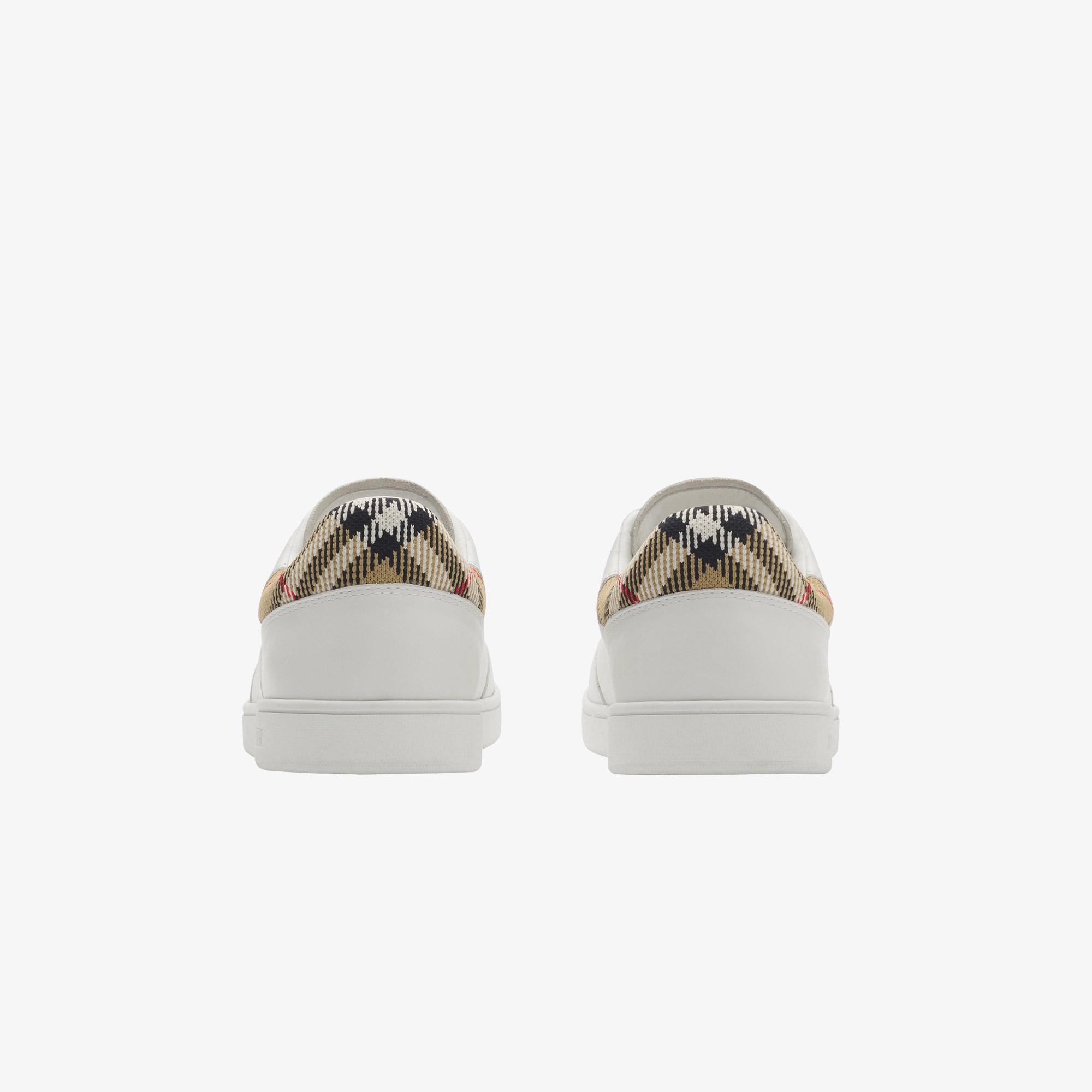 Burberry Set Erkek Beyaz Sneaker