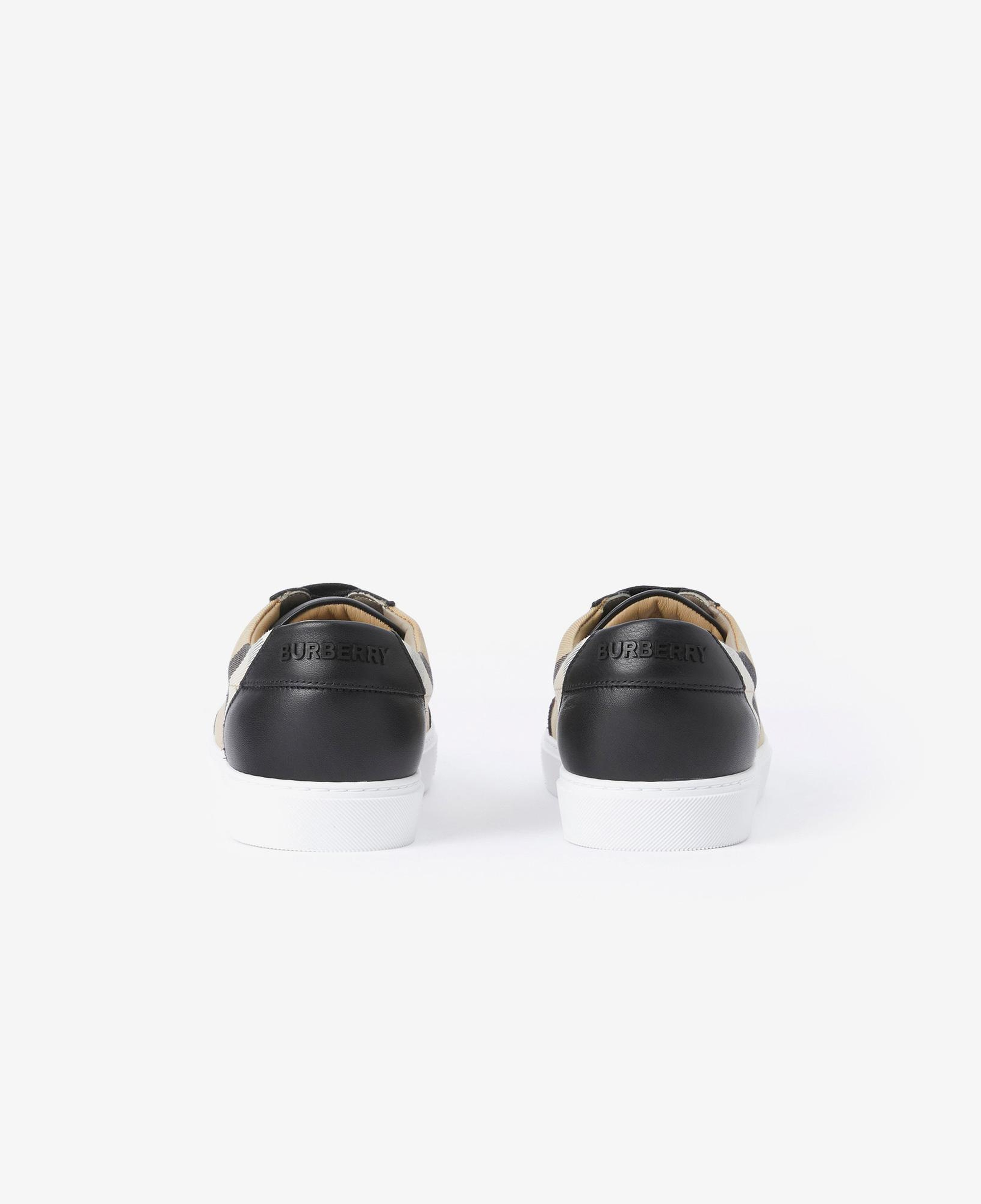 Burberry House Check and Leather Kadın Siyah Sneaker