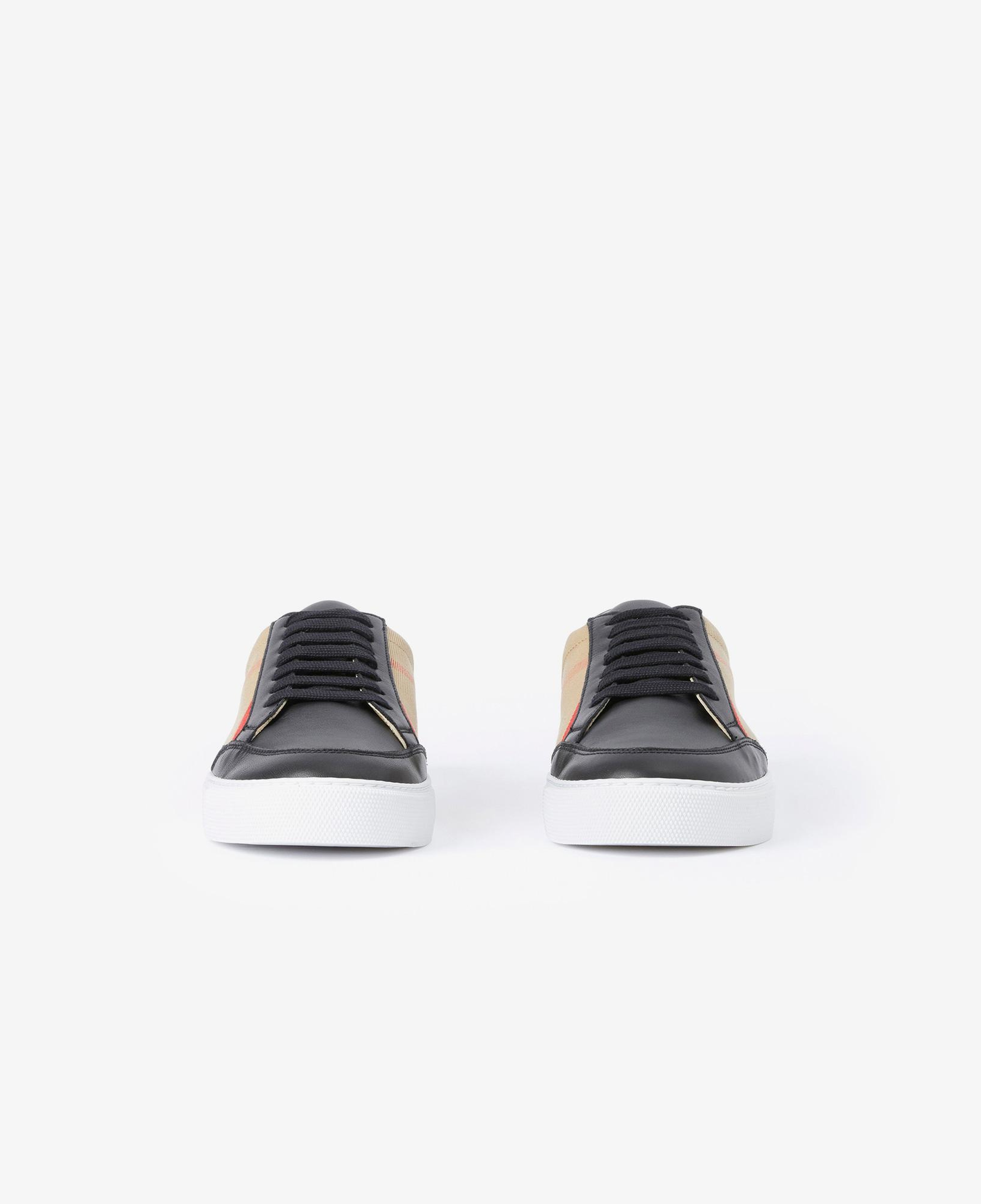 Burberry House Check and Leather Kadın Siyah Sneaker