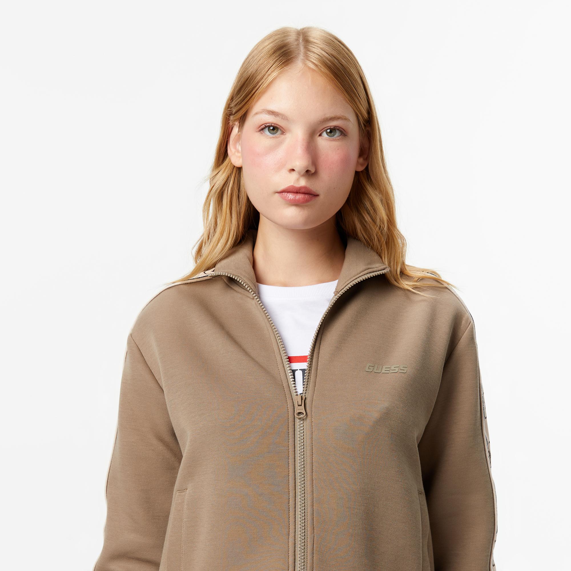 Guess Britney Kadın Kahverengi Sweatshirt