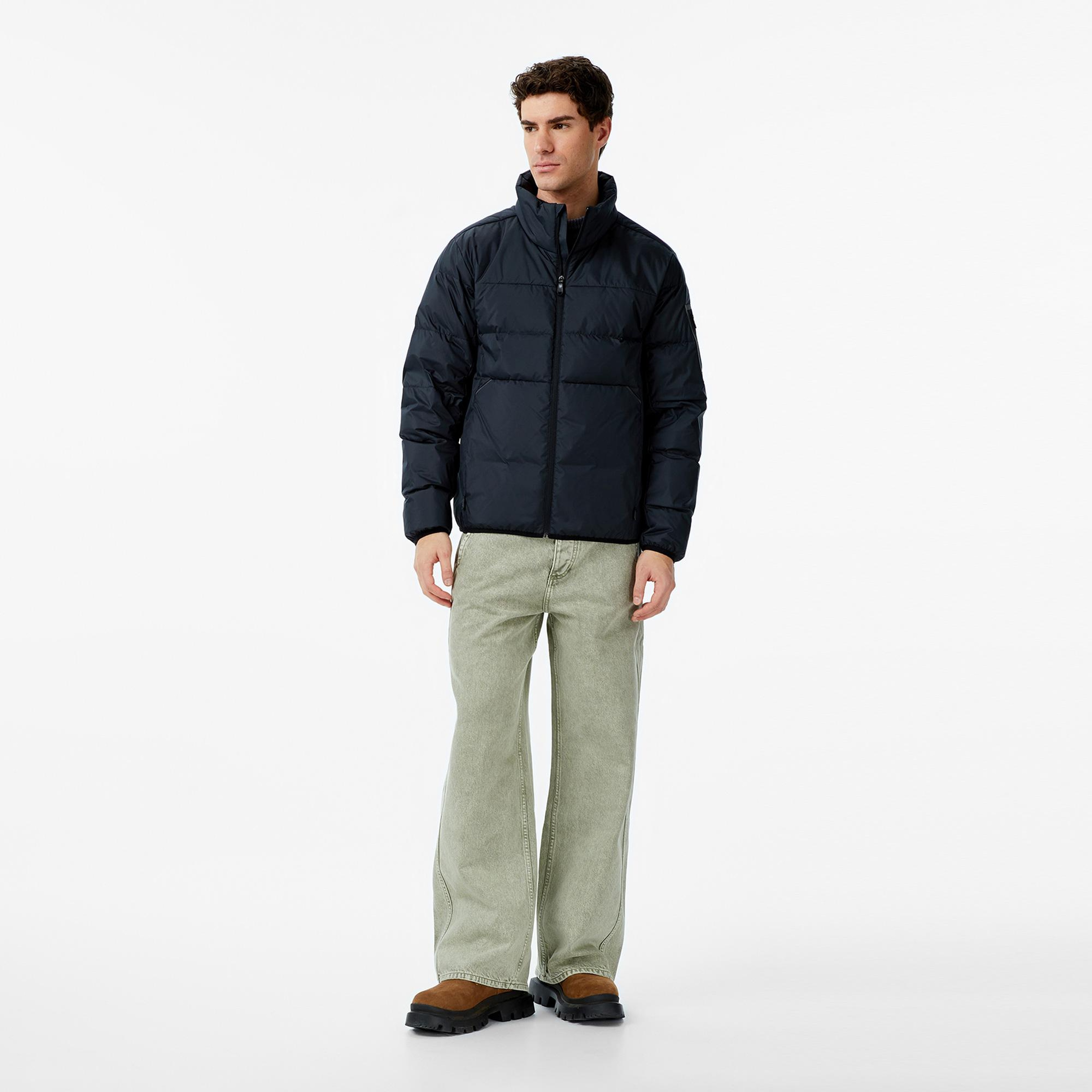 Boss Urbanex Puffer Erkek Lacivert Mont