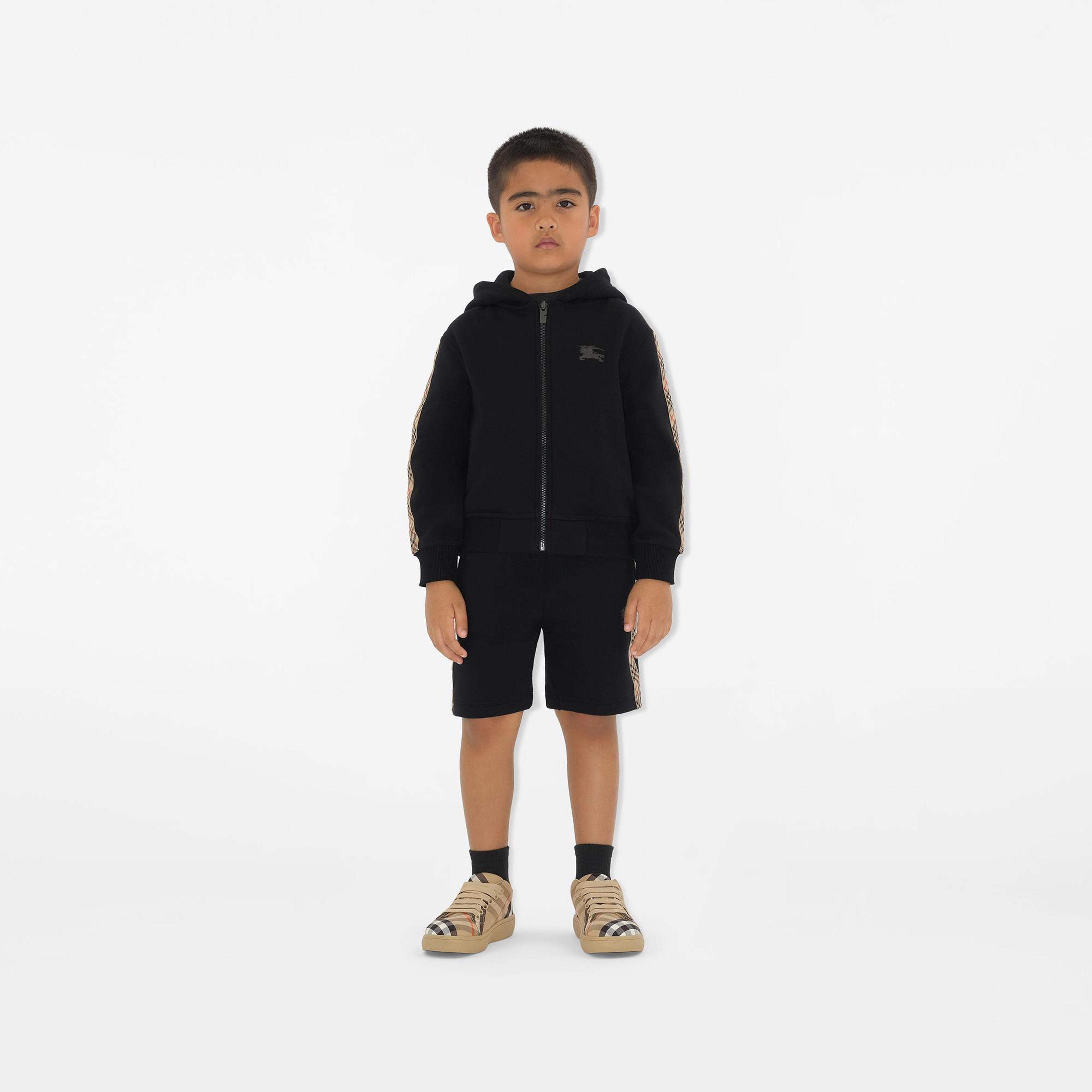 Burberry Çocuk Siyah Hoodie