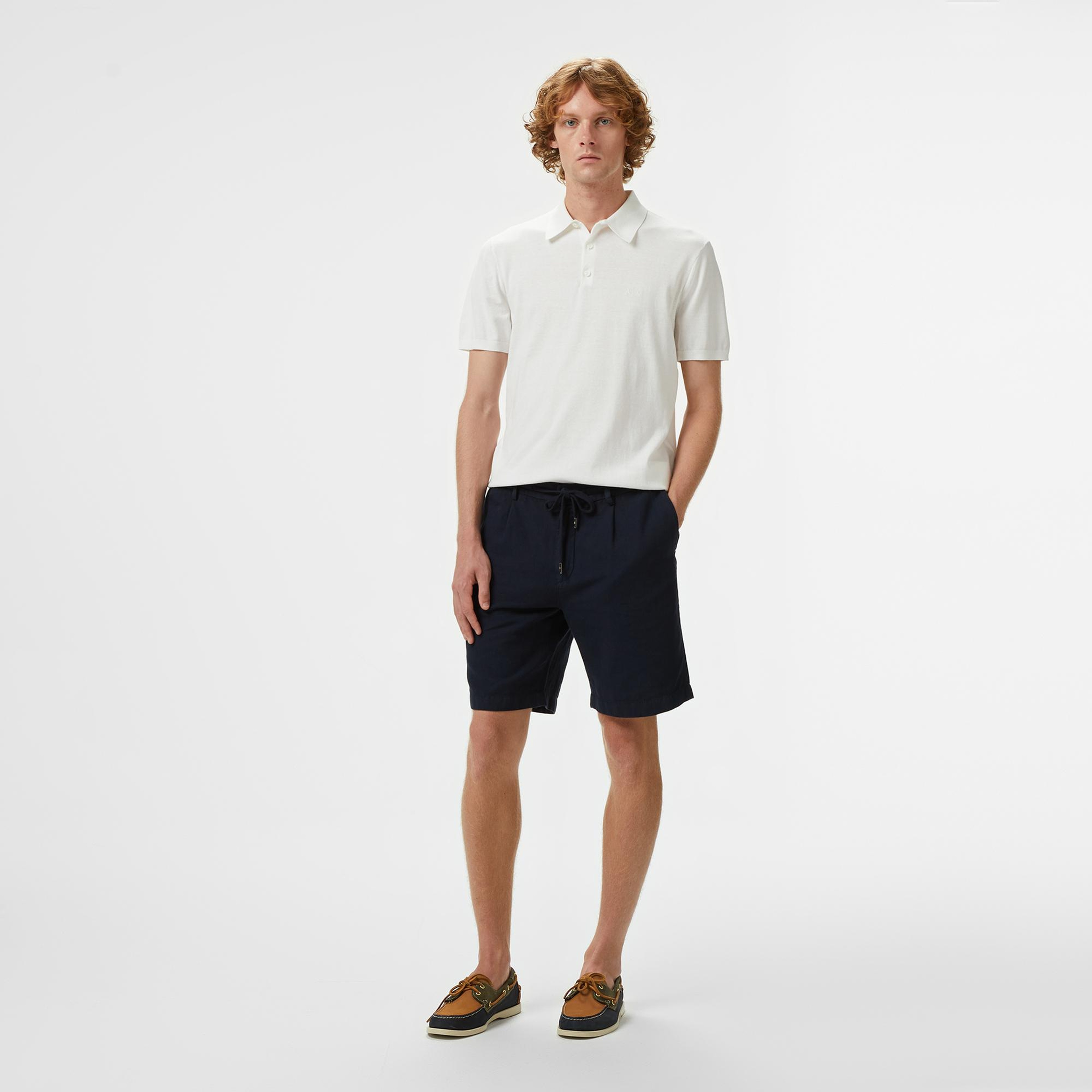 Armani Exchange Erkek Beyaz Polo
