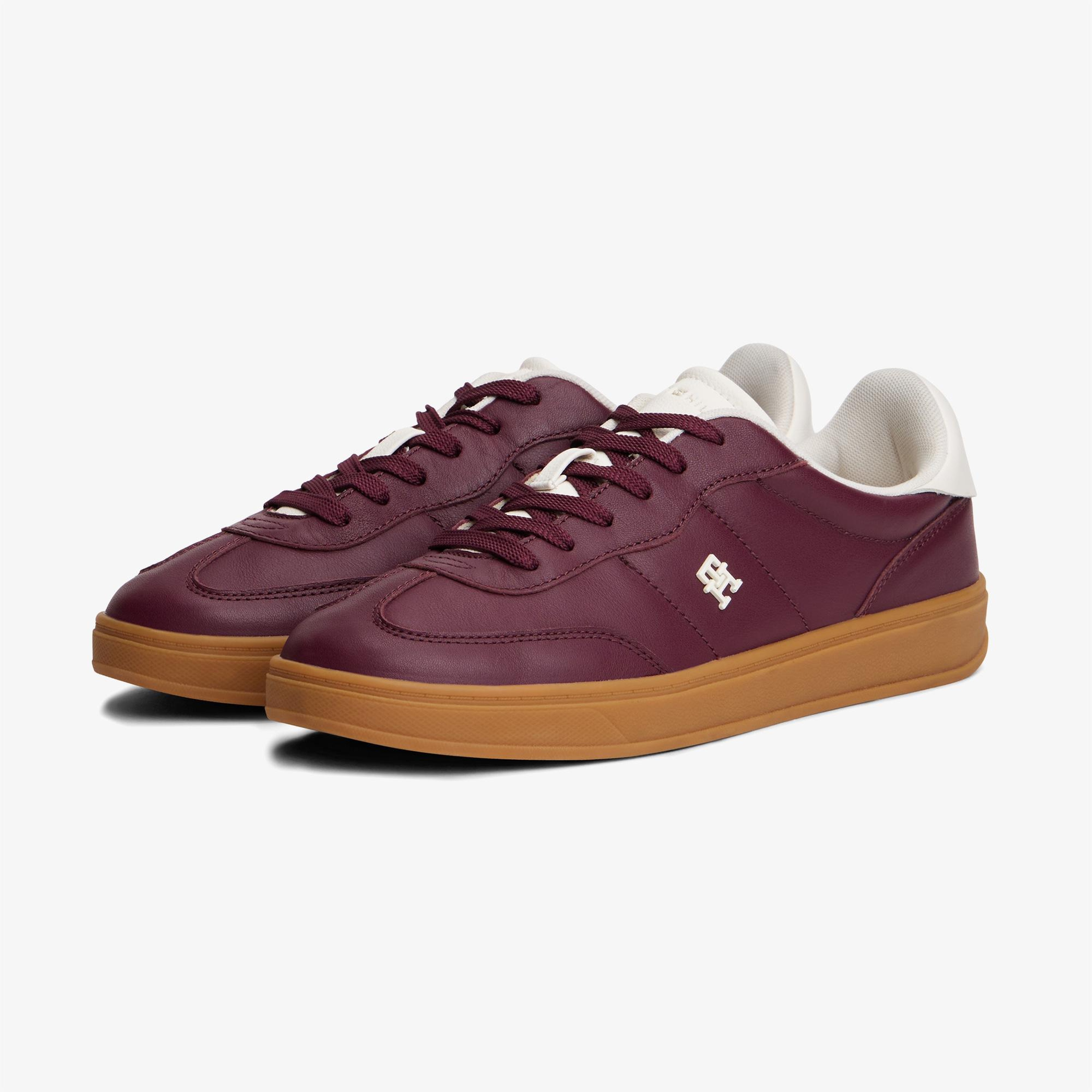 Tommy Hilfiger Heritage Shiny Kadın Kahverengi Sneaker